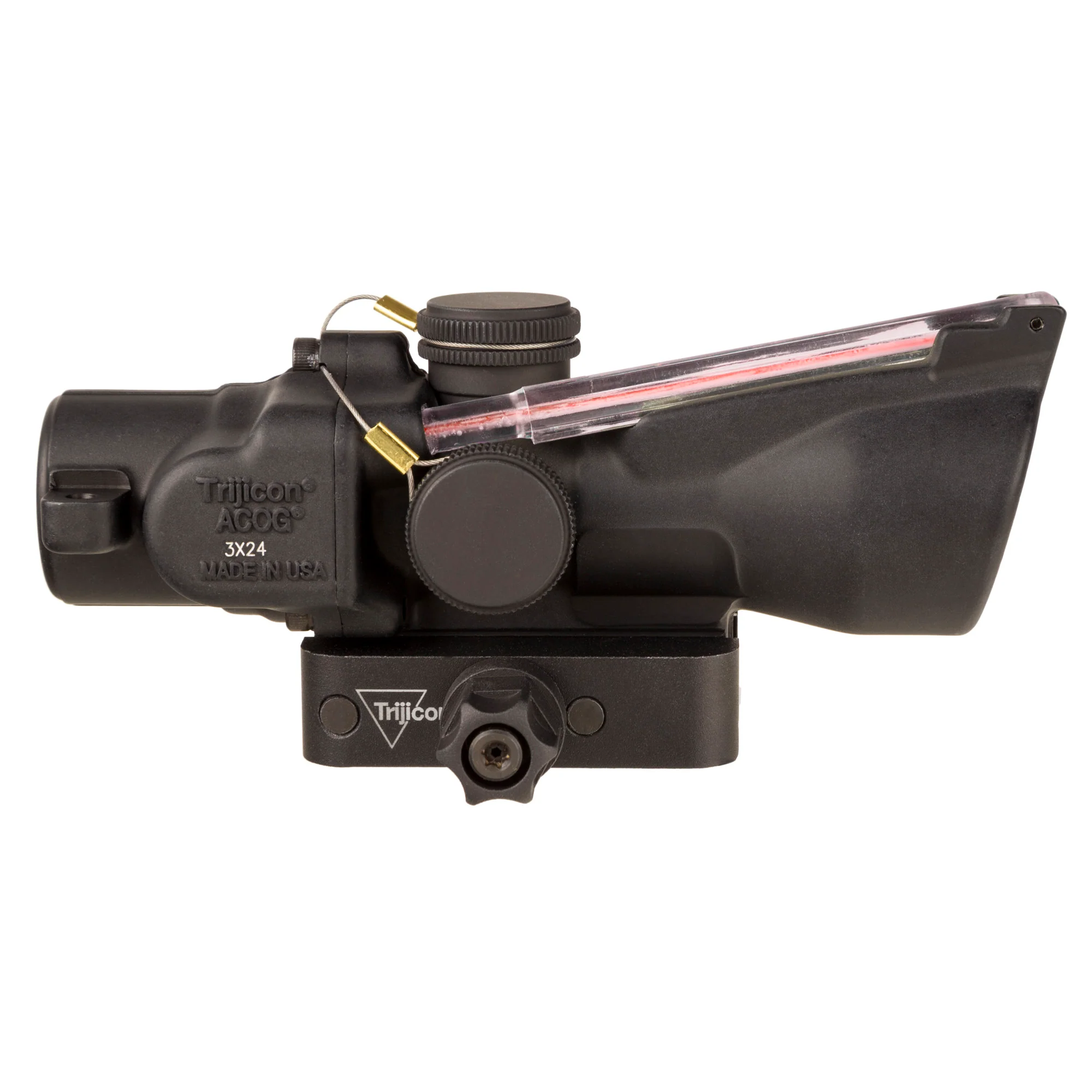 Trijicon ACOG 3x24 Dual Illuminated Red Horseshoe/Dot 7.62x39 Riflescope w/ Q-LOC Mount (TA50-C-400360) - Image 3