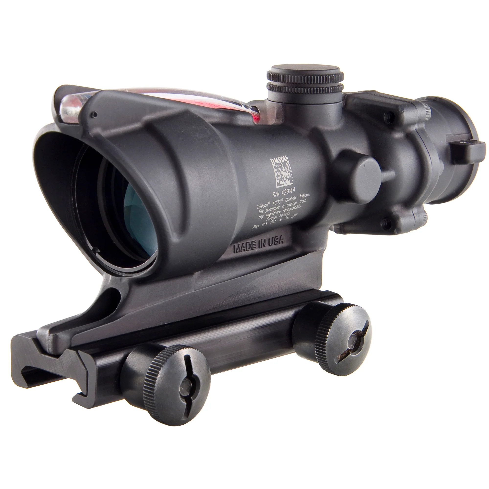 Trijicon ACOG 4x32 Fixed Power Riflescope with Red Chevron Reticle (TA31F) | UPC: 719307300095