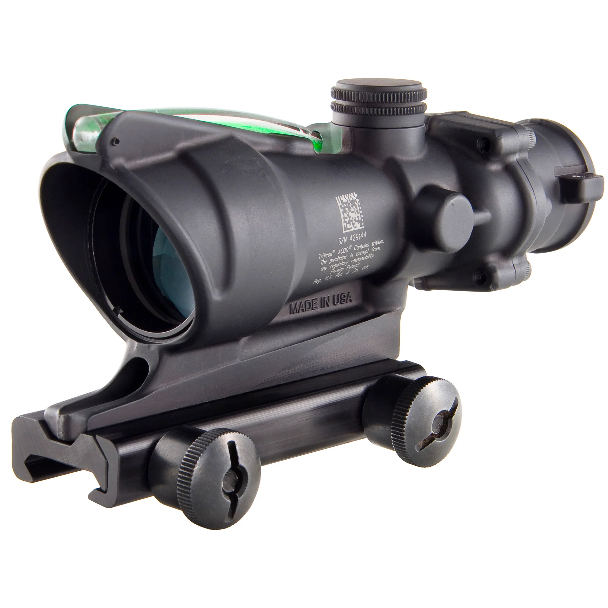 Trijicon ACOG 4x32 Fixed Power Riflescope Green Chevron .223 Reticle (TA31F-G) 719307302945