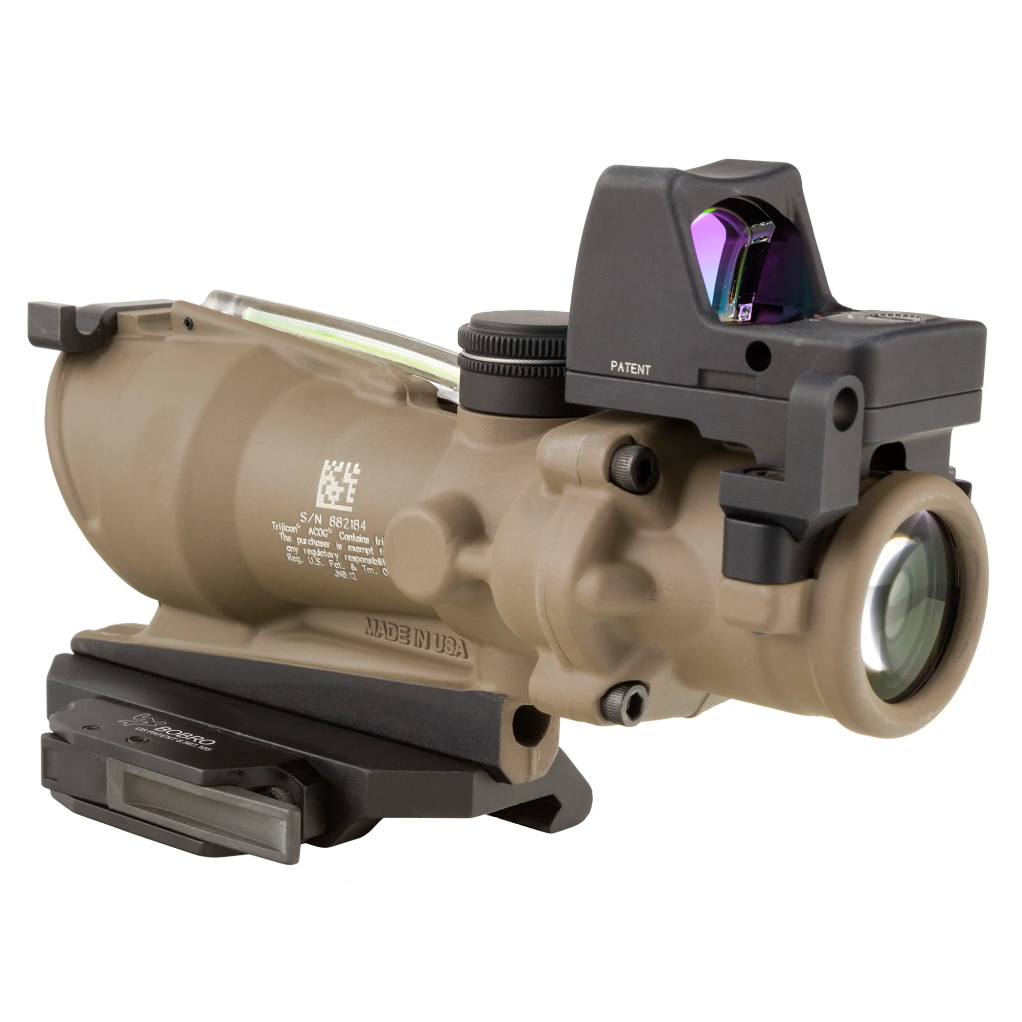 Trijicon ACOG 4x32 Green Chevron .223 Riflescope with RMR Dual Sighting System (MPN: TA31-D-100554, UPC: 719307311824) - Image 4