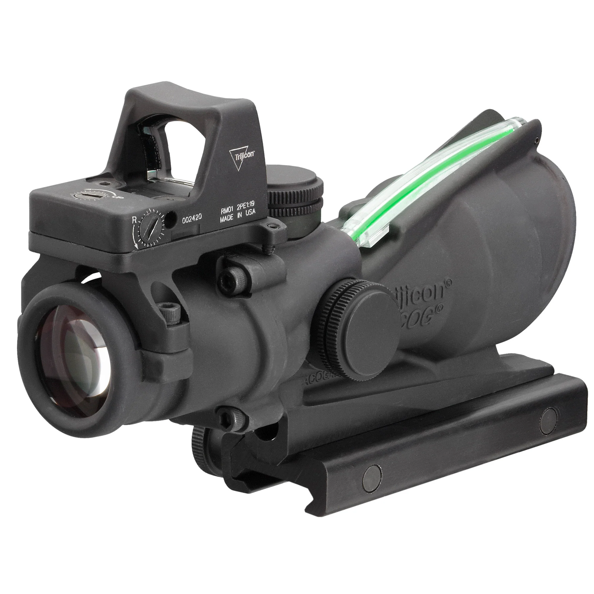 Trijicon ACOG 4x32 Riflescope Green XHR Reticle with RMR, .223 Caliber (MPN: TA31-C-100552) - Image 3