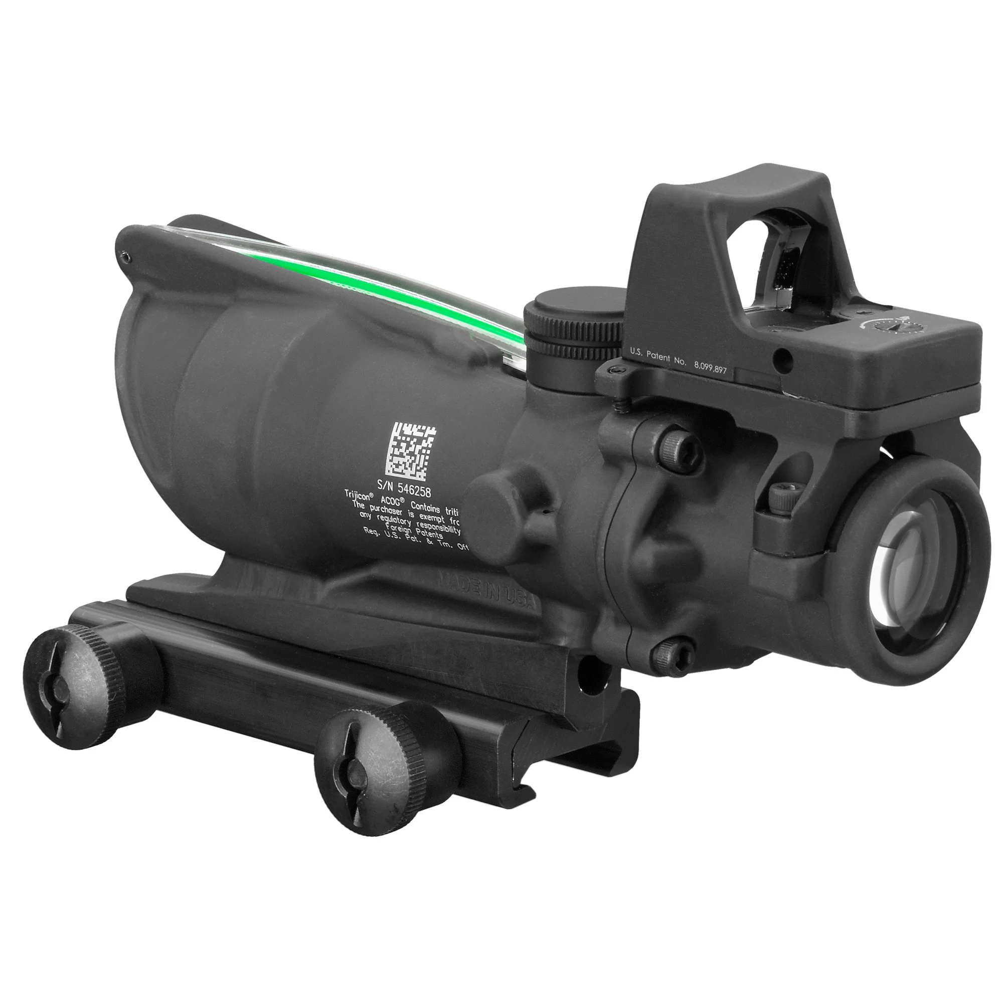 Trijicon ACOG 4x32 Riflescope Green XHR Reticle with RMR, .223 Caliber (MPN: TA31-C-100552) - Image 4