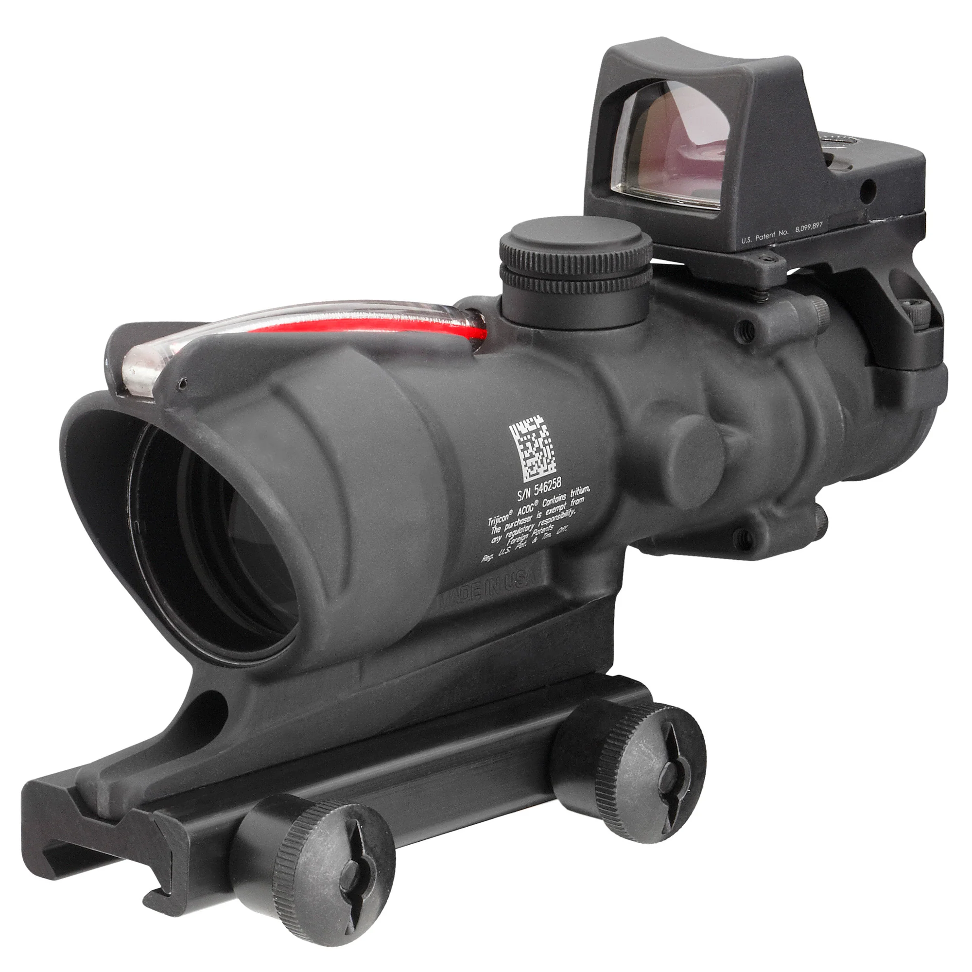 Trijicon ACOG 4x32 Fixed Power Riflescope Red Chevron .223 with RMR (MPN: TA31-D-100549, UPC: 719307311770)