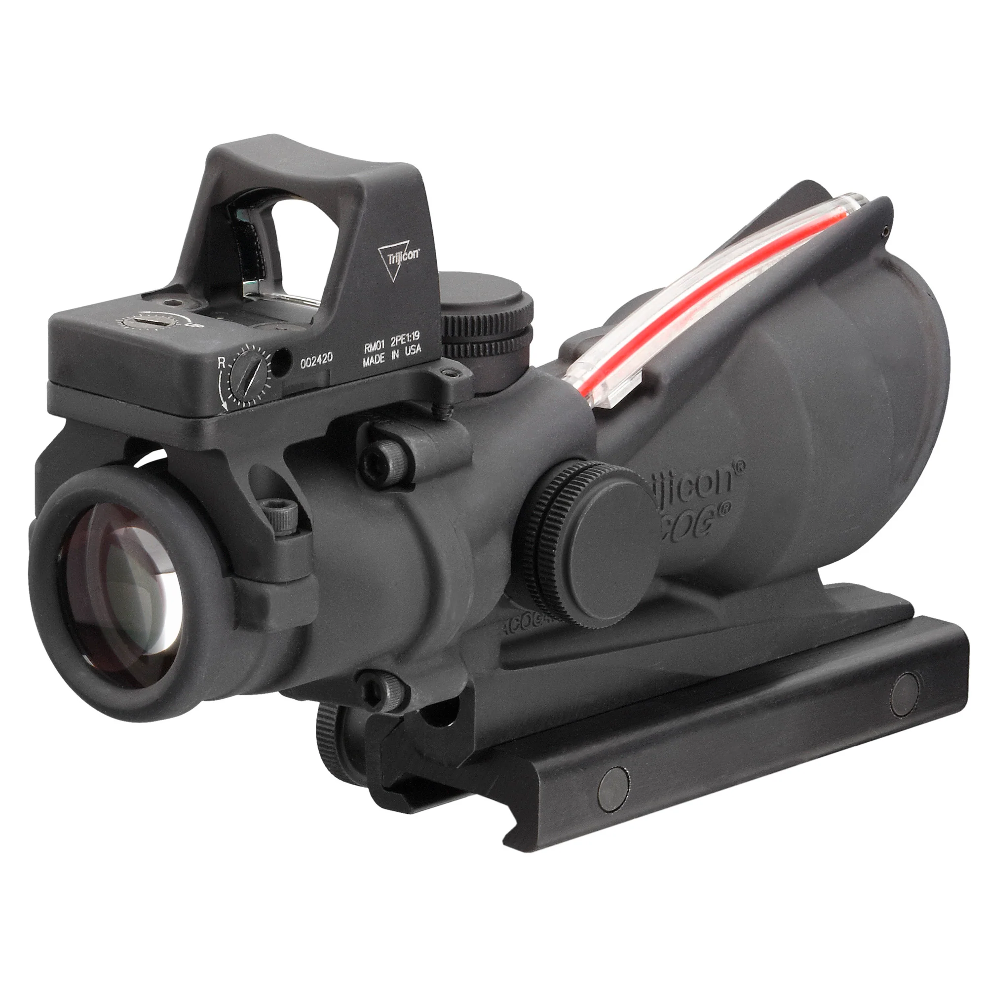 Trijicon ACOG 4x32 Fixed Power Riflescope Red Chevron .223 with RMR (MPN: TA31-D-100549, UPC: 719307311770) - Image 3