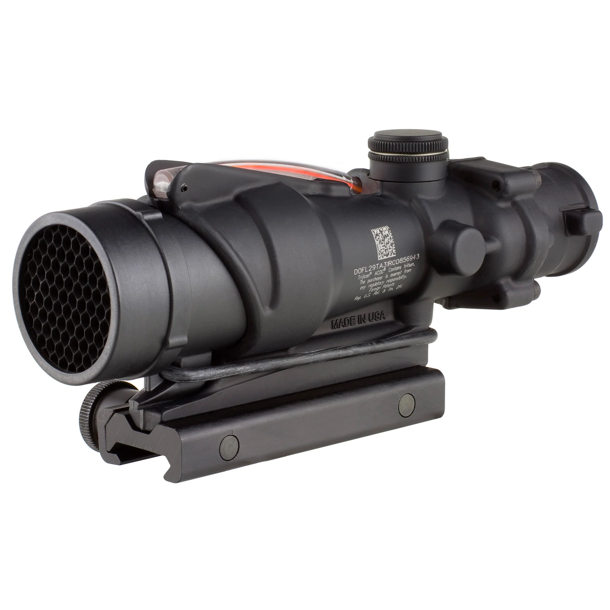 Trijicon ACOG RCO 4x32 Fixed Power Riflescope Red Chevron M16A4 Reticle (MPN: TA31RCO-A4CP, UPC: 719307302068)