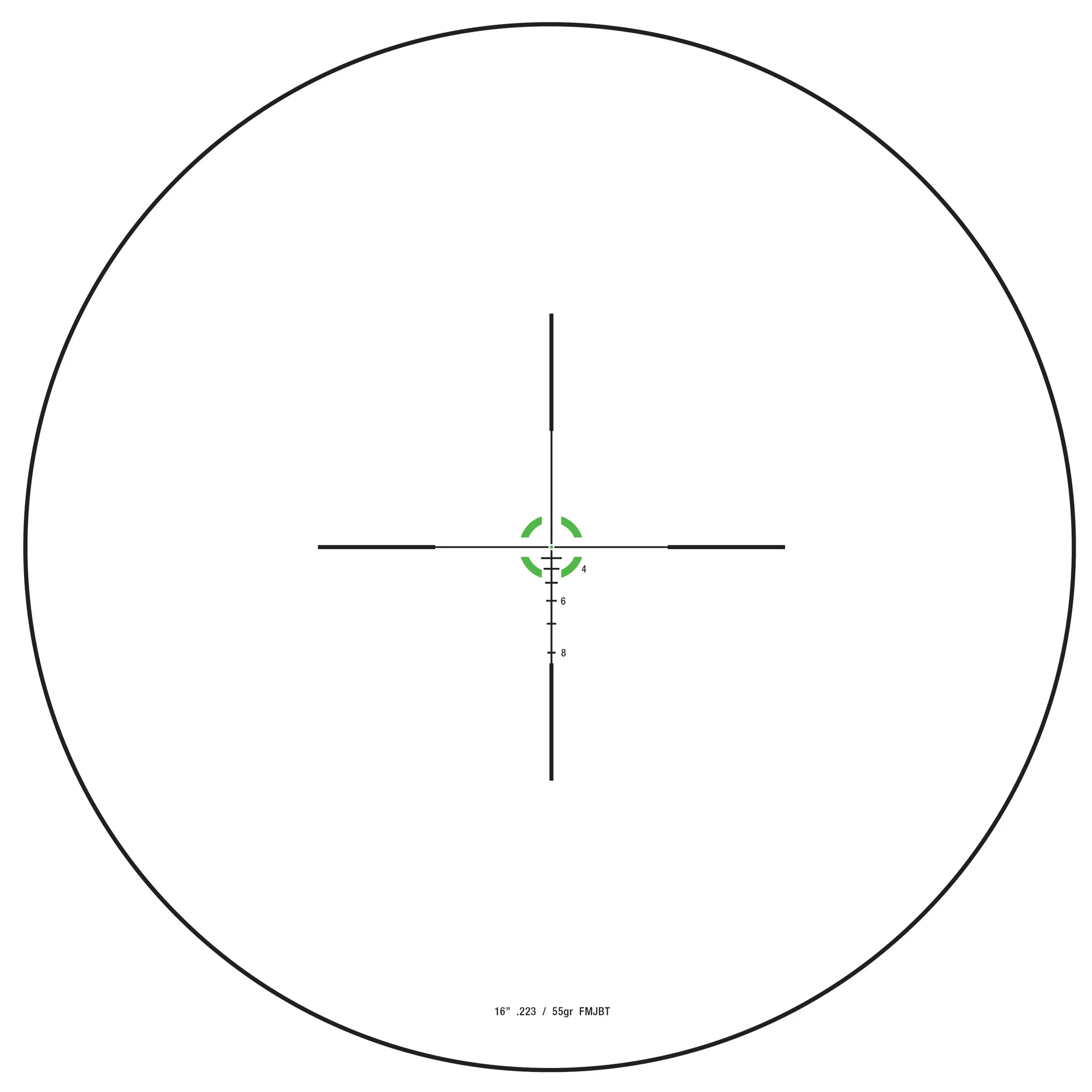 Trijicon Credo 1-4x24mm SFP Riflescope - Green BDC Segmented Circle, .223/55gr (CR424-C-2900014) - Image 4