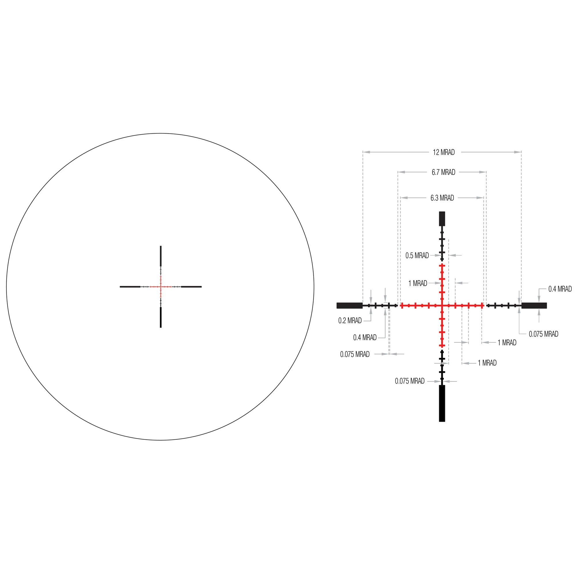 Trijicon Credo 1-4x24 SFP Riflescope - Red MRAD Ranging Reticle (CR424-C-2900011) - Image 4