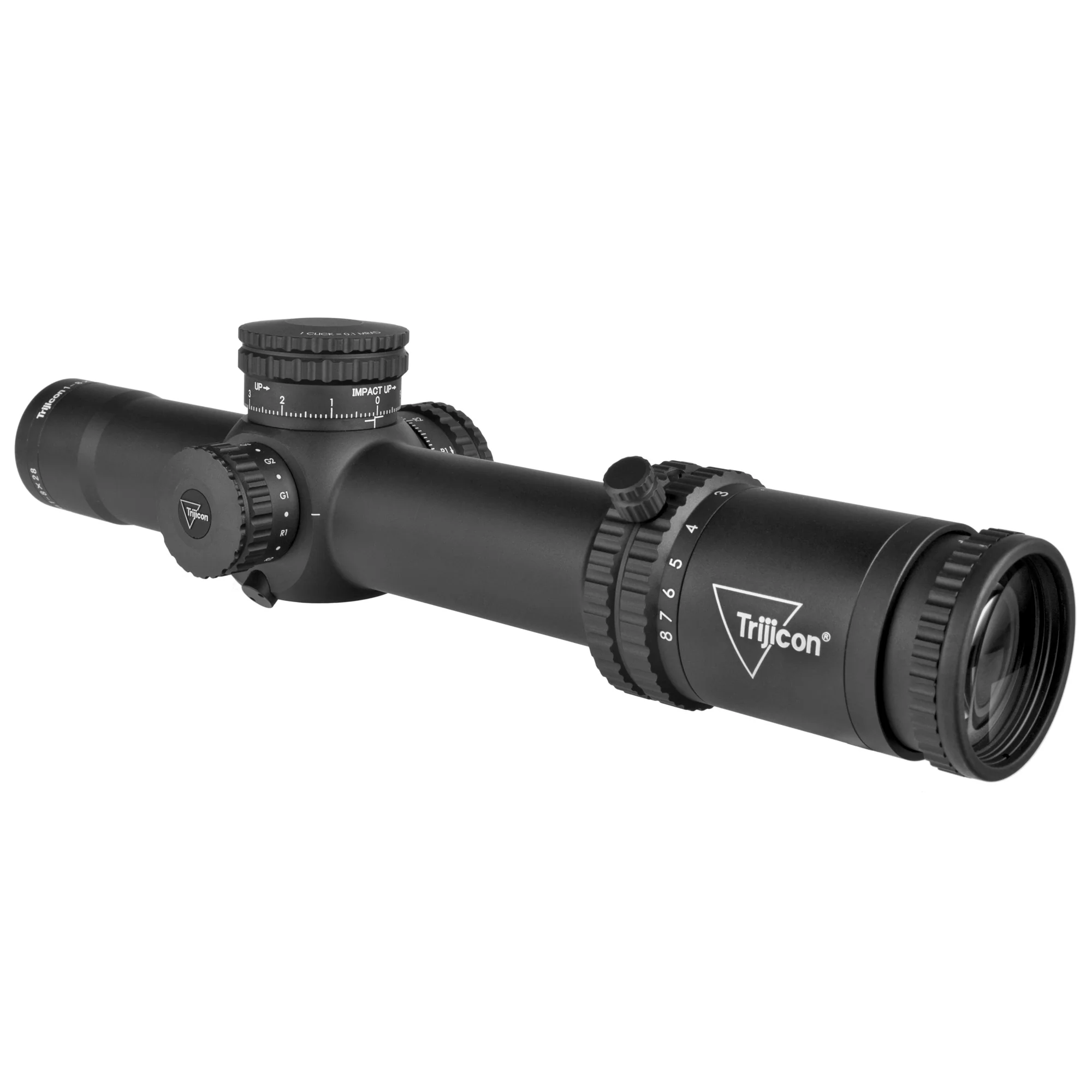 Trijicon Credo 1-8x28 FFP MRAD Red/Green Illuminated Tactical Riflescope (MPN: CR828-C-2900032) - Image 2