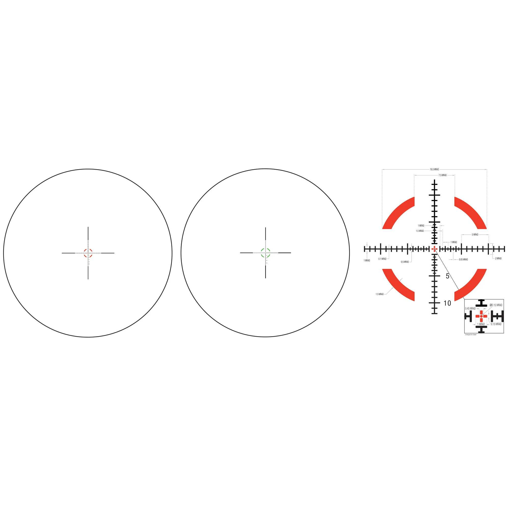 Trijicon Credo 1-8x28 FFP MRAD Red/Green Illuminated Tactical Riflescope (MPN: CR828-C-2900032) - Image 4