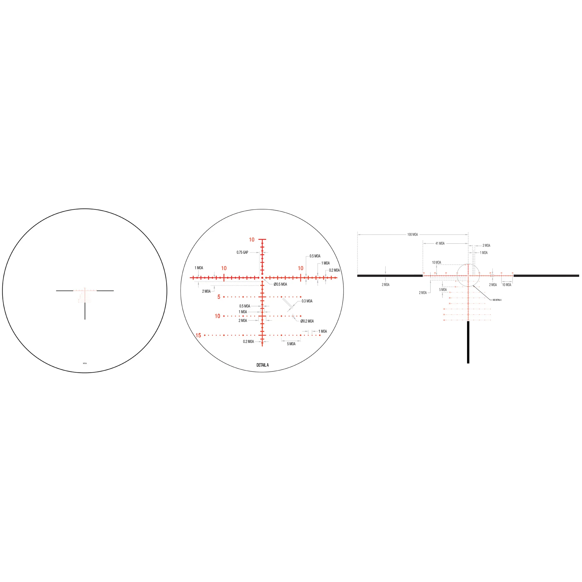 Trijicon Credo 2-10x36 FFP Tactical Riflescope with Red MOA Precision Tree Reticle (CR1036-C-2900037, UPC: 719307403079) - Image 4
