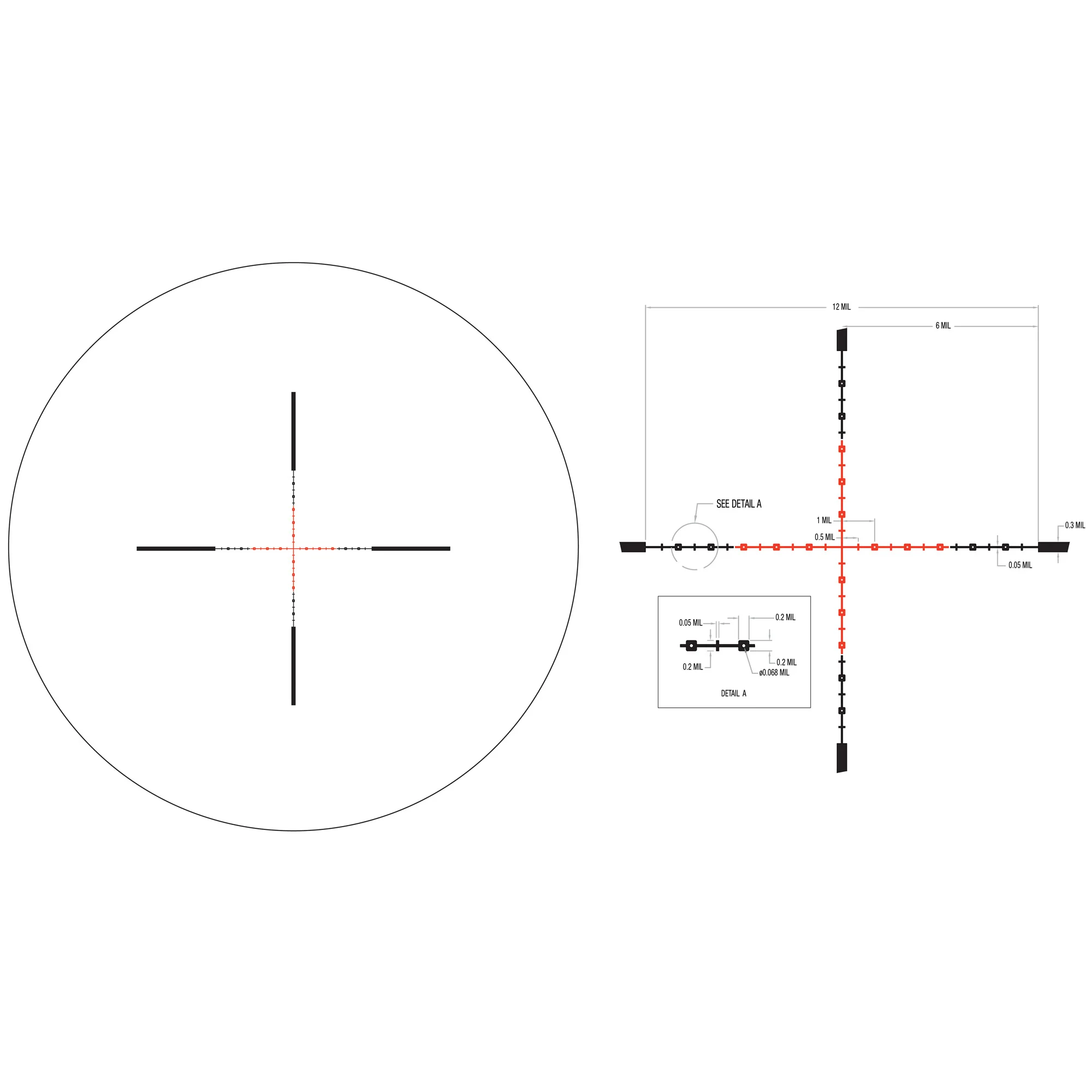 Trijicon Credo 3-9x40 SFP Riflescope - Red MIL-Square Reticle (CR940-C-2900041) - Image 4