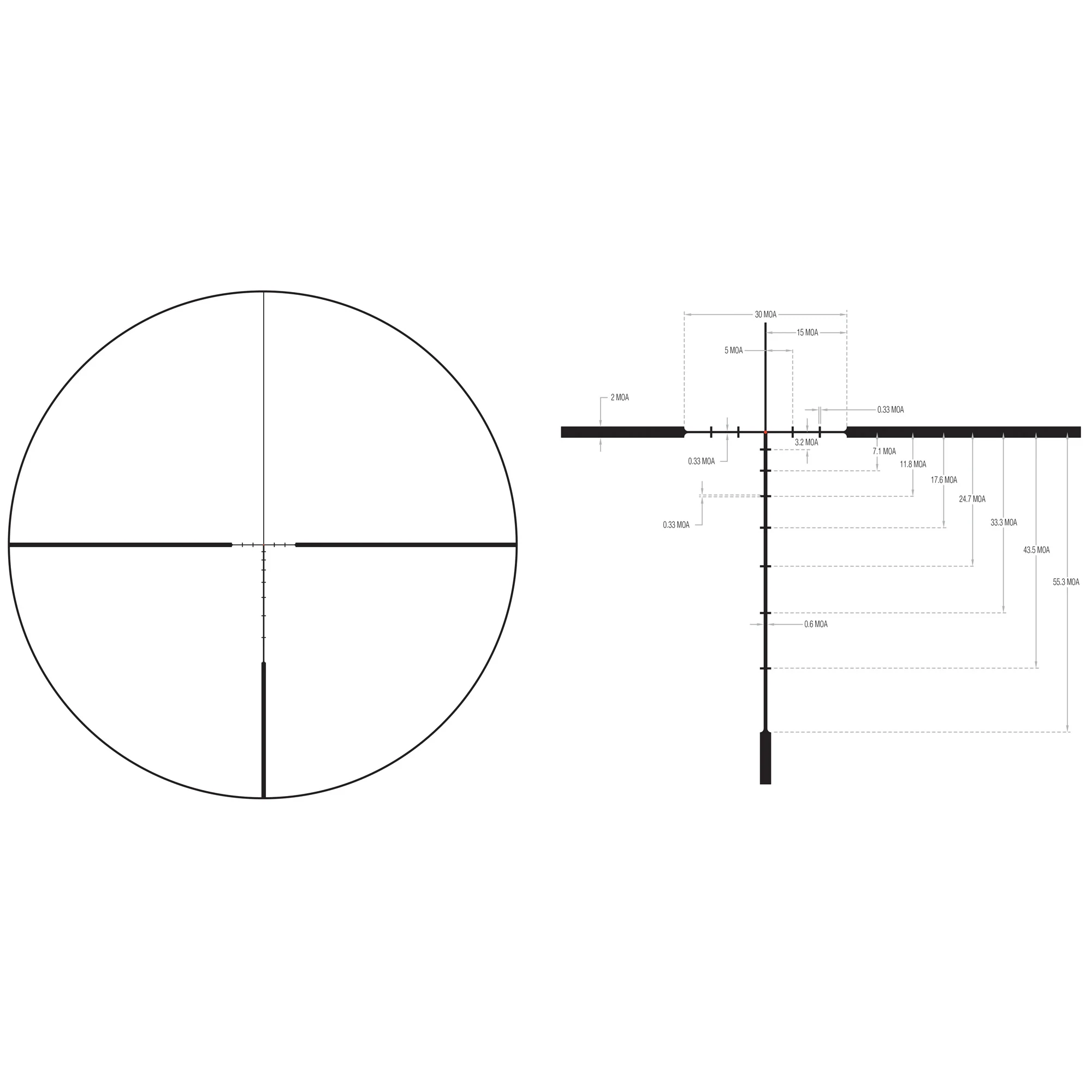 Trijicon Credo HX 1-6x24 Riflescope with Red BDC 223 Reticle (CRHX624-C-2900020) - Image 4