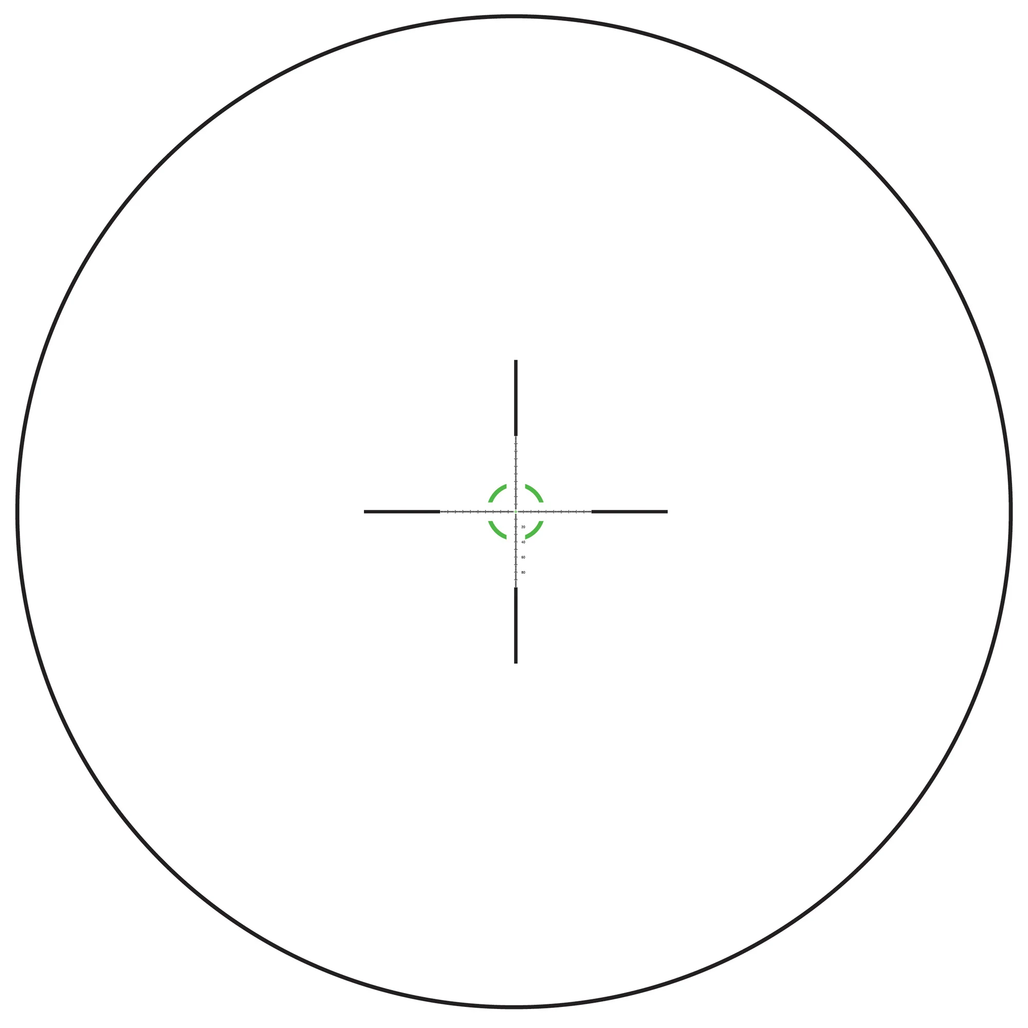 Trijicon Credo HX 1-6x24 FFP Riflescope with MOA Green Illuminated Reticle (CRHX624-C-2900022) - Image 4