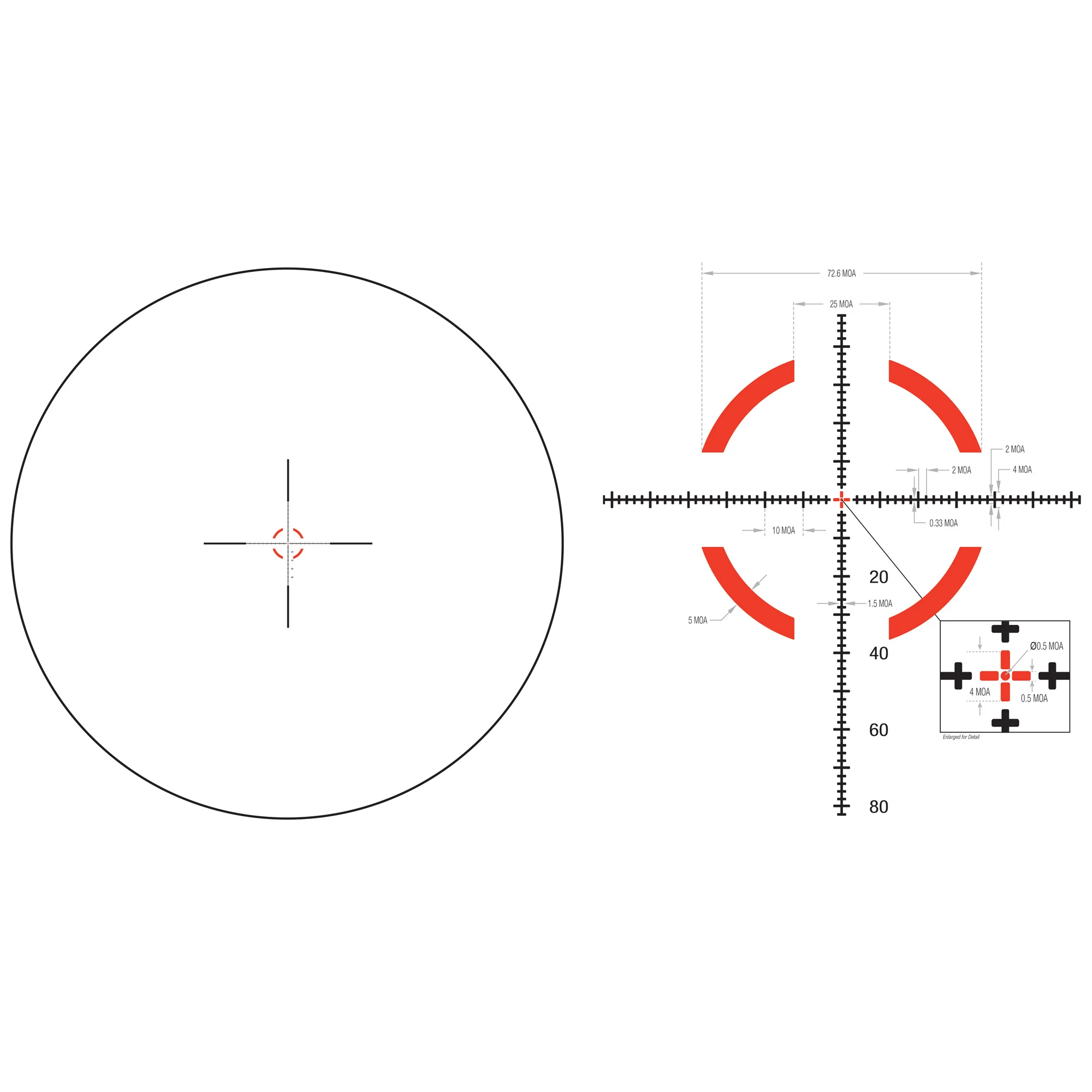 Trijicon Credo HX 1-6x24 FFP MOA Red Hunting Riflescope | MPN: CRHX624-C-2900021 | UPC: 719307403291 - Image 4