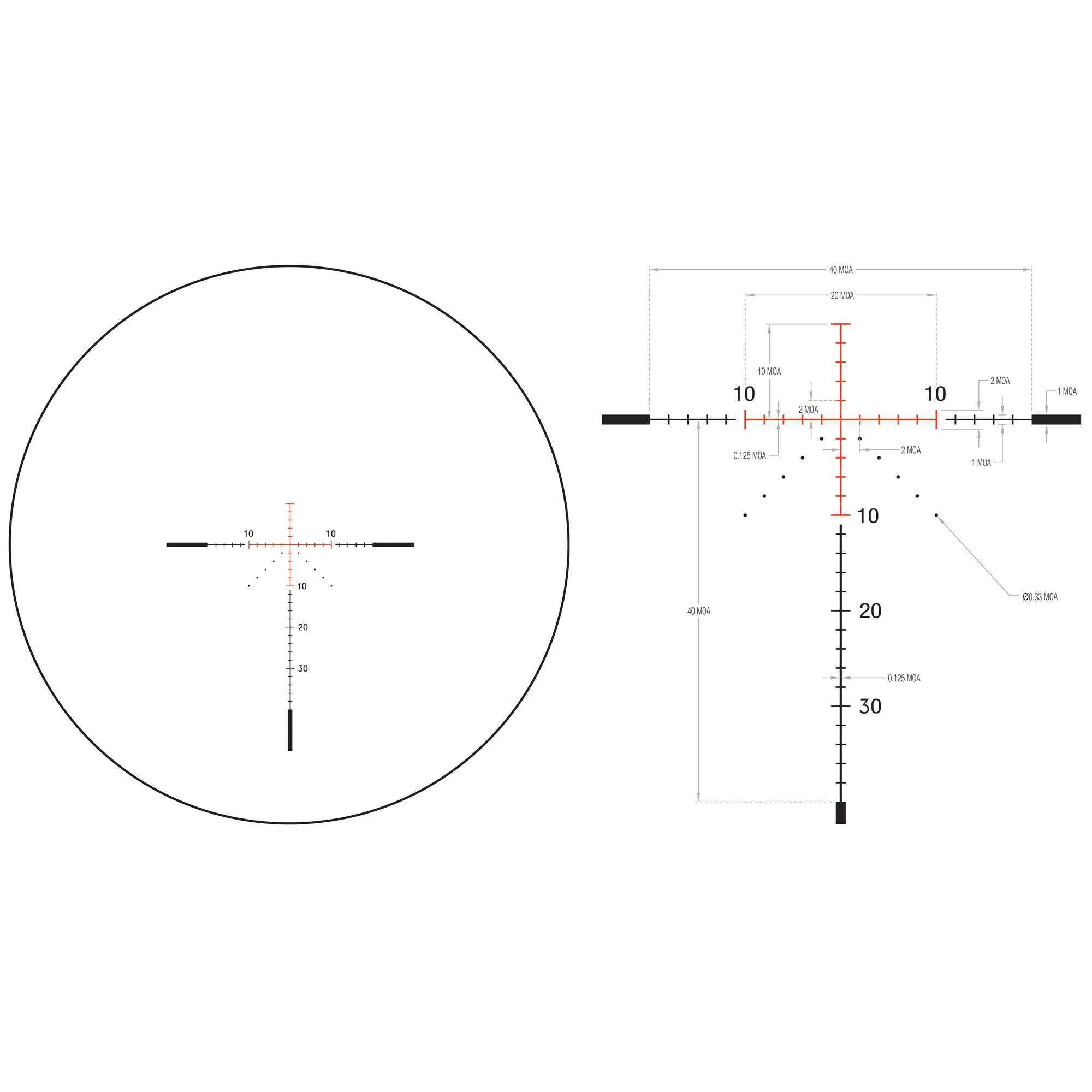 Trijicon Credo HX 2.5-10x56 Riflescope with Red MOA Reticle (MPN: CRHX1056-C-2900027) - Image 4