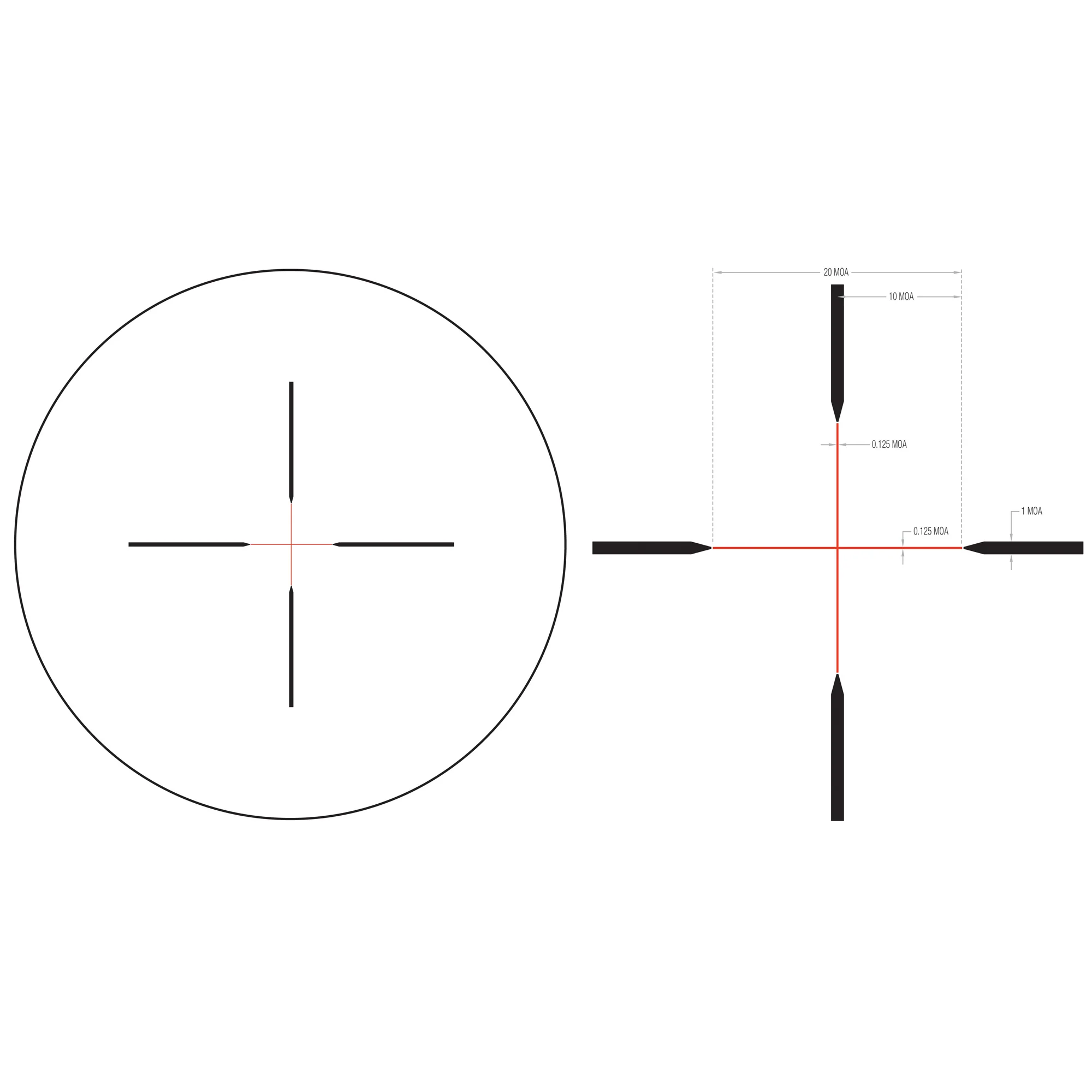 Trijicon Credo HX 2.5-10x56mm SFP Riflescope - Red Standard Duplex Reticle (CRHX1056-C-2900029) - Image 4