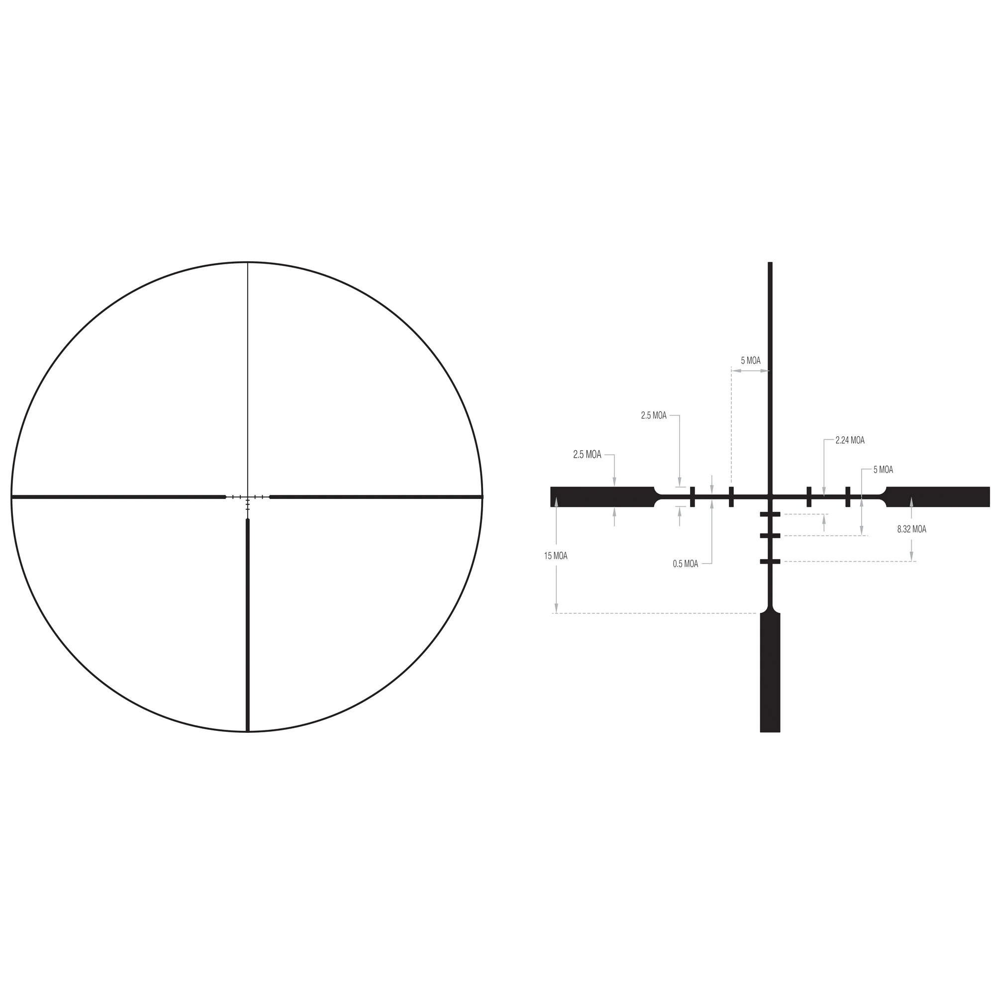 Trijicon Huron 1-4x24 Riflescope BDC Hunter Holds Reticle (MPN: HR424-C-2700001, UPC: 719307402904) - Image 4