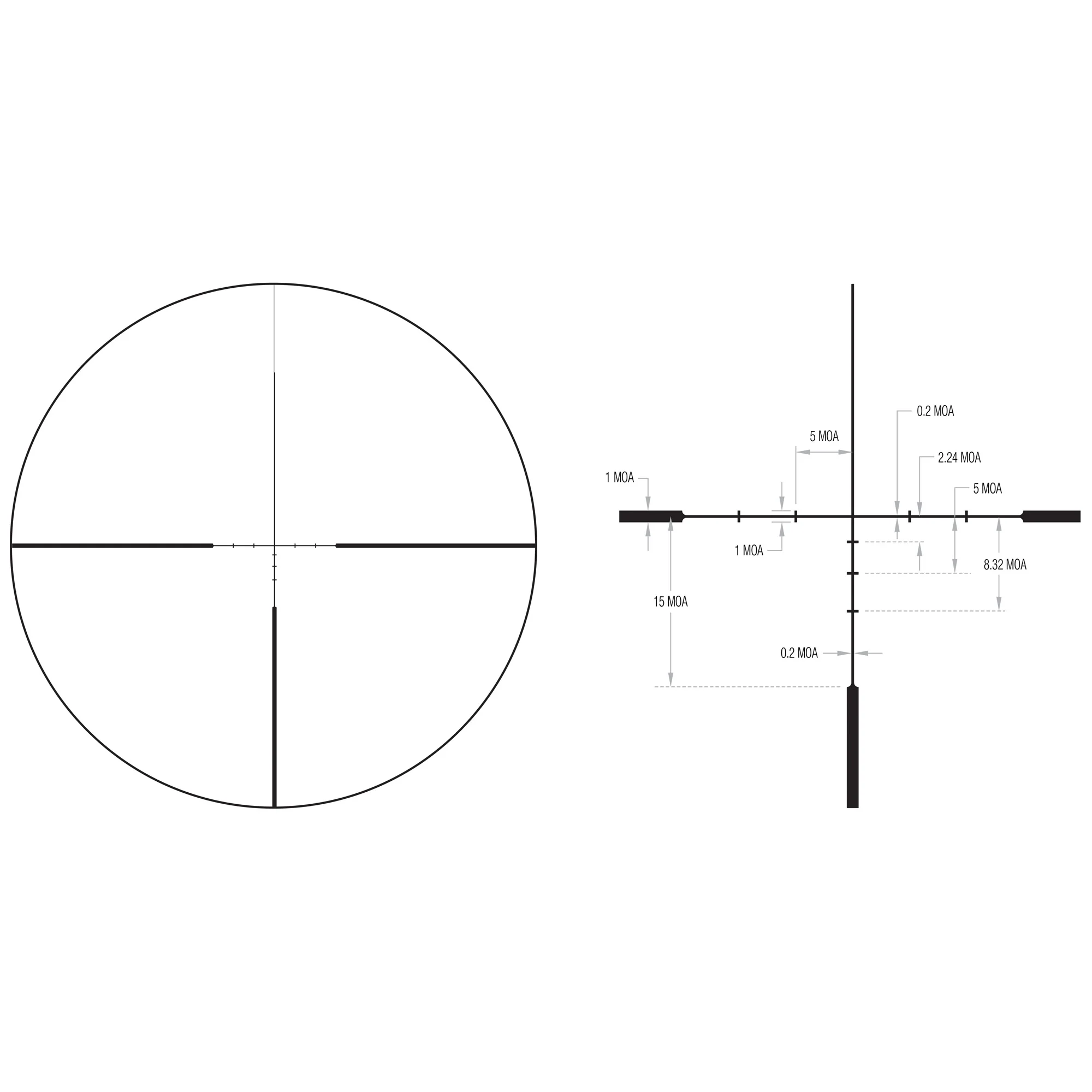 Trijicon Huron 3-12x40 BDC Hunter Riflescope (MPN: HR1240-C-2700003, UPC: 719307402959) - Image 4