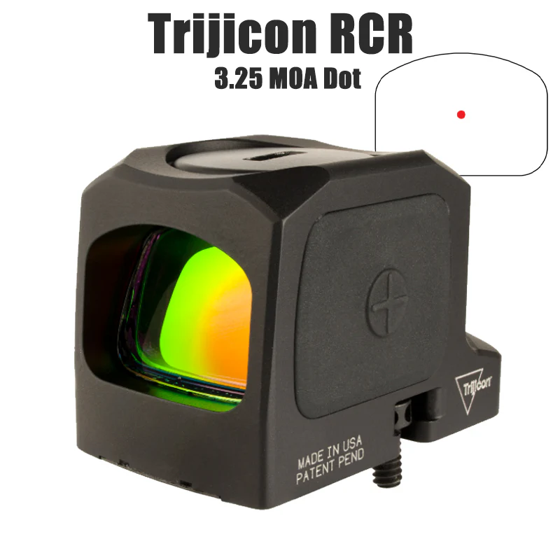 Trijicon RCR 3.25 MOA Red Dot Sight - RMR Footprint - Enclosed Emitter - Image 2
