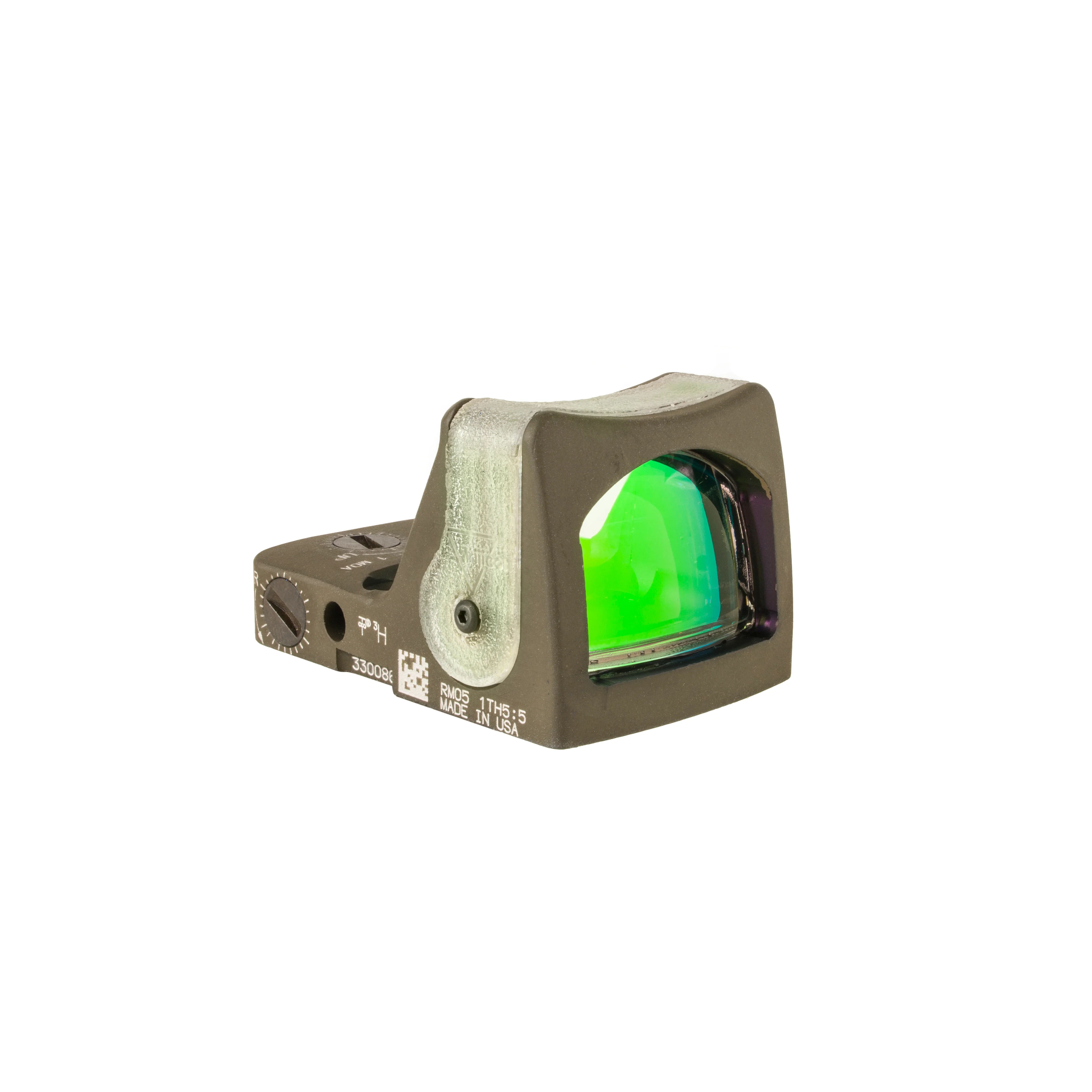 Trijicon Dual Illuminated Pistol Sight OD Green - 9 MOA Green Dot - 7075 T6 Aluminum - RM05-C-700209 - Image 3