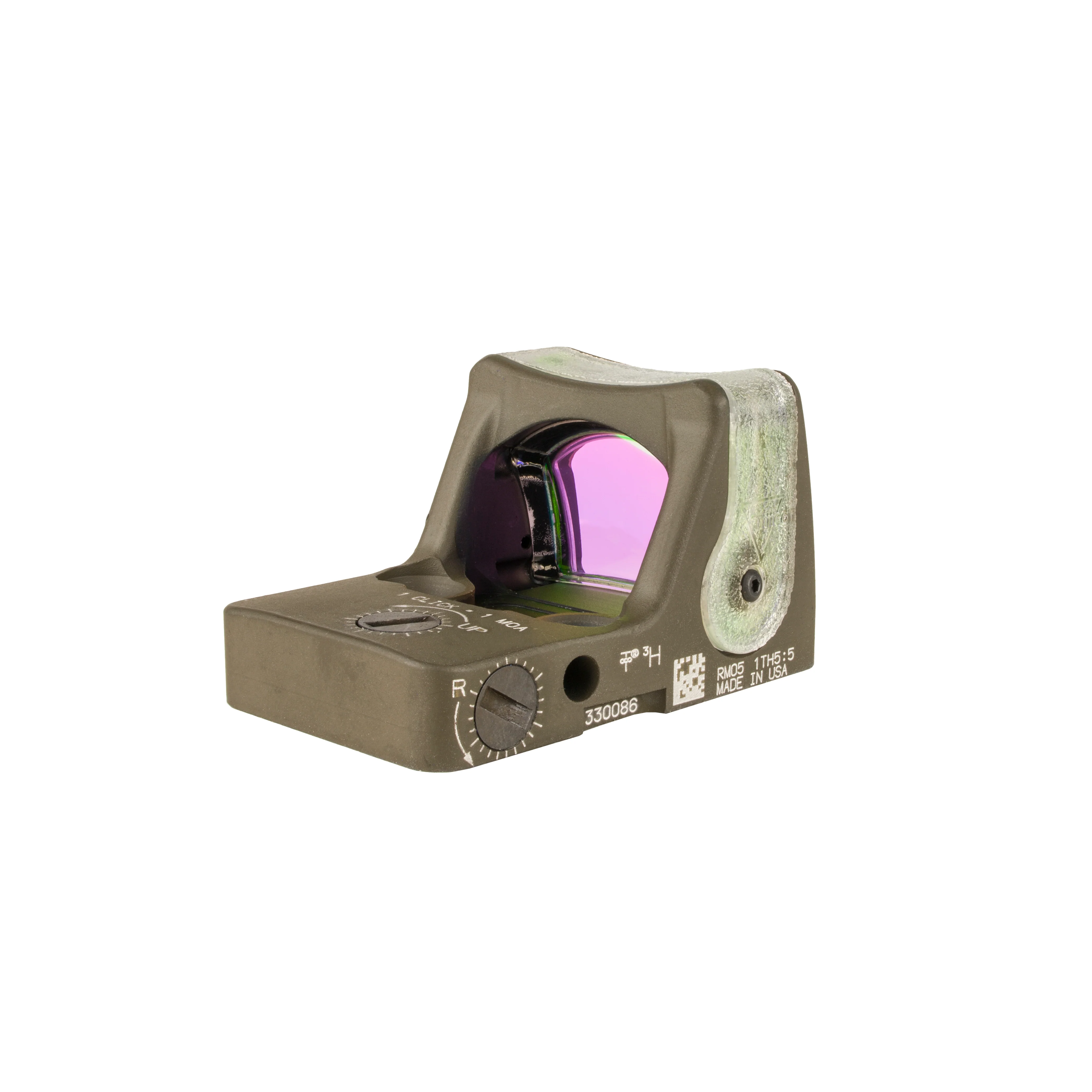 Trijicon Dual Illuminated Pistol Sight OD Green - 9 MOA Green Dot - 7075 T6 Aluminum - RM05-C-700209 - Image 4