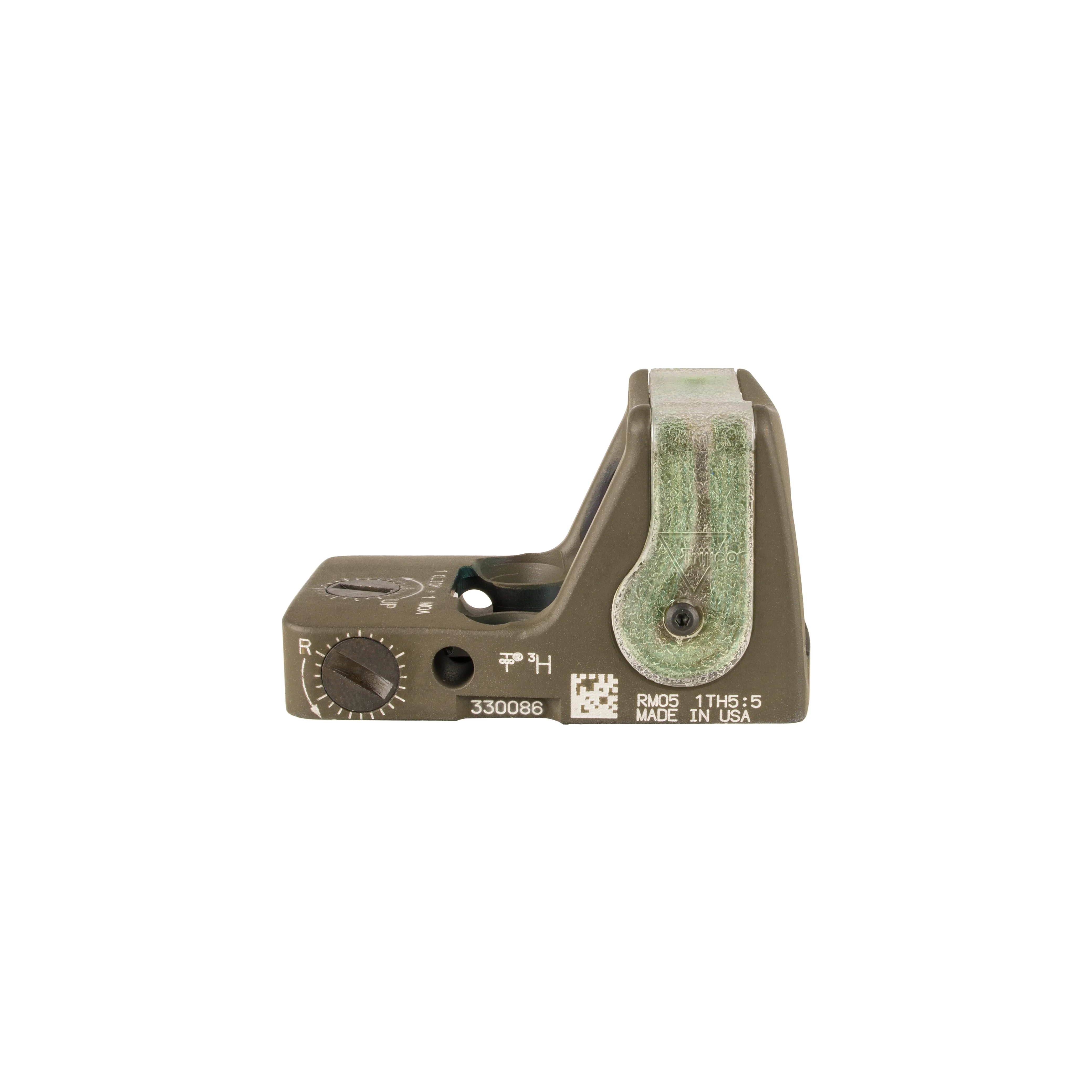 Trijicon Dual Illuminated Pistol Sight OD Green - 9 MOA Green Dot - 7075 T6 Aluminum - RM05-C-700209 - Image 8