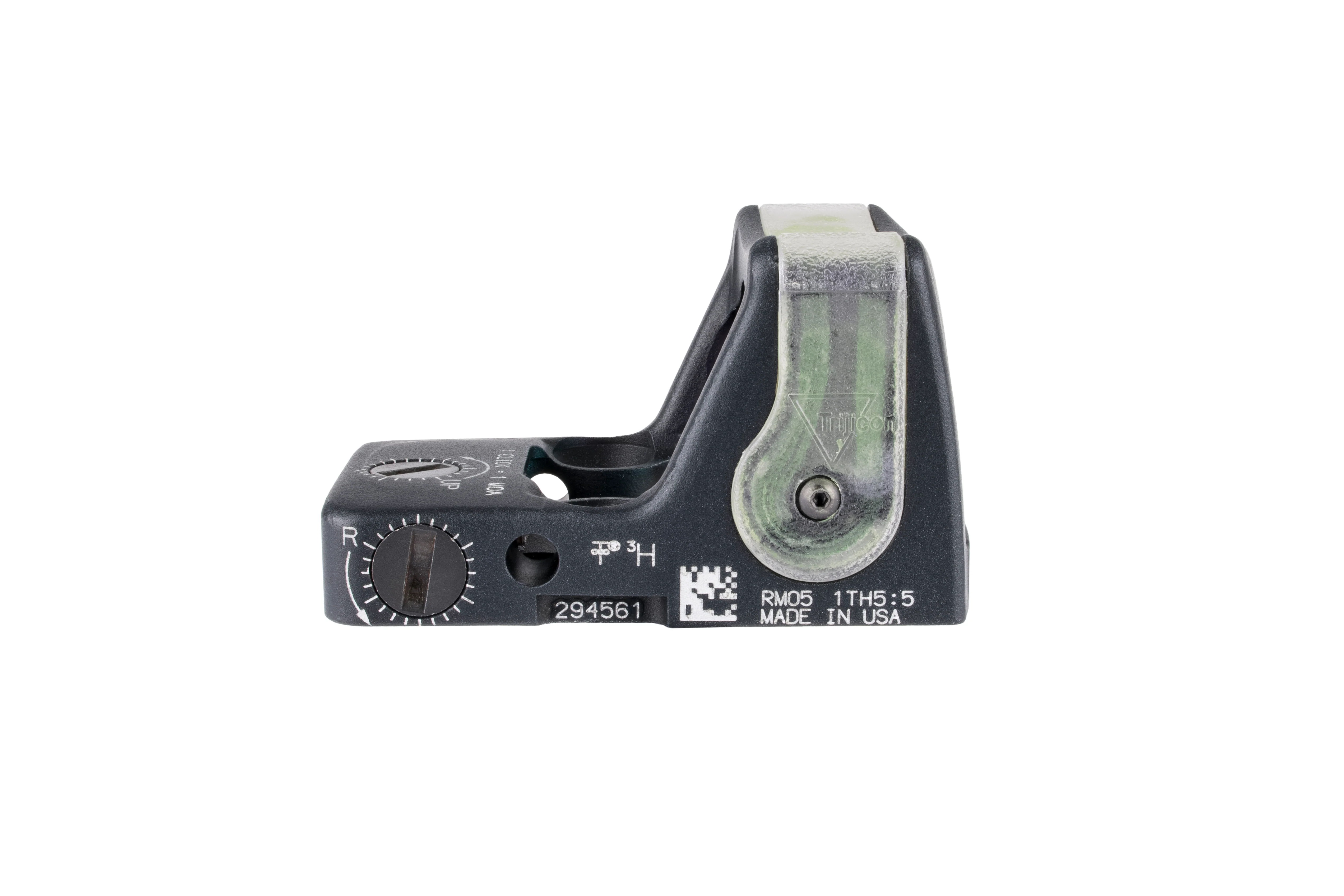 Trijicon Dual Illuminated Pistol Sight Black - 9 MOA - 7075 T6 Aluminum - Available in Green or Amber Dot - Image 11