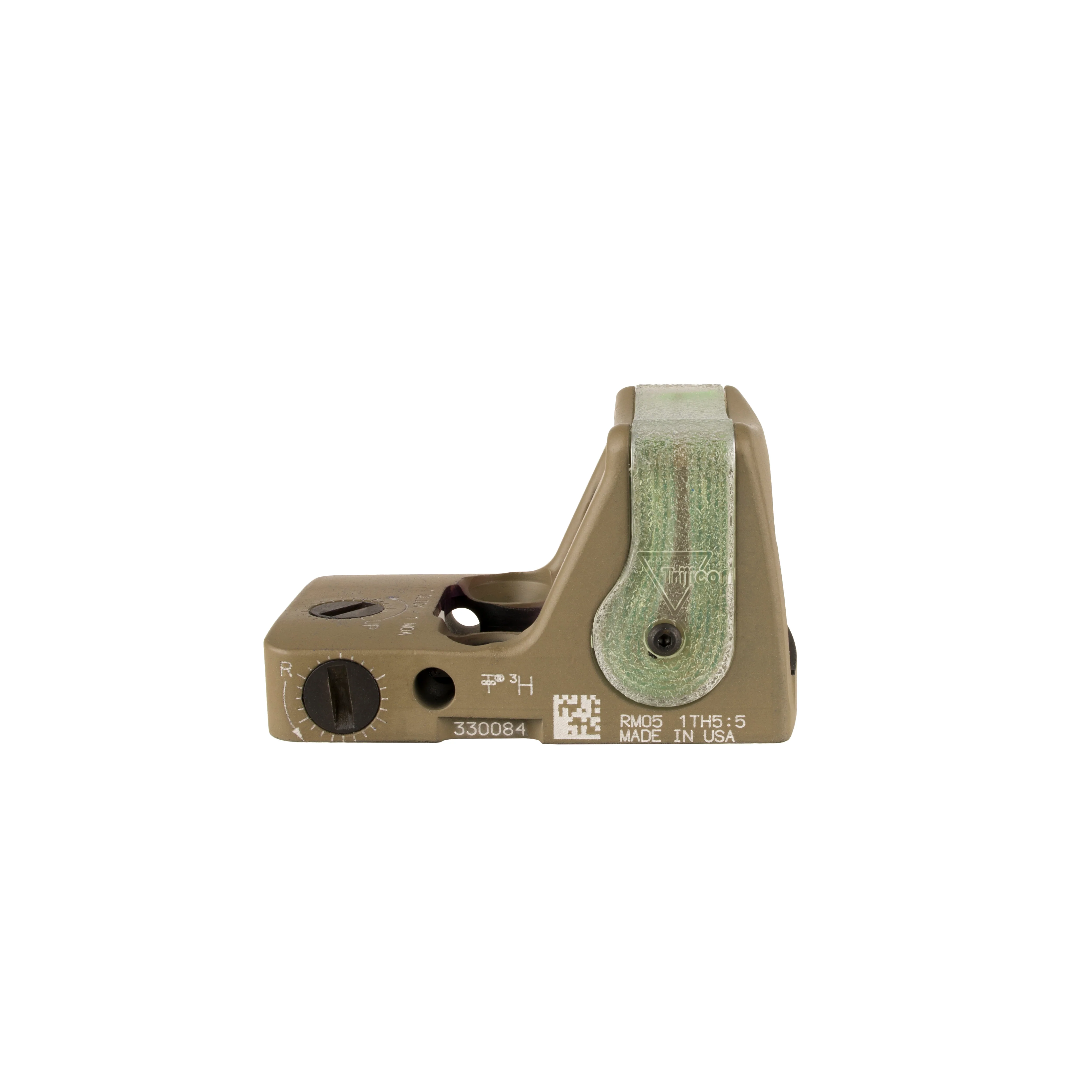 Trijicon Dual Illuminated Pistol Sight FDE - 9 MOA - 7075 T6 Aluminum - Available in Green or Amber Dot - Image 11
