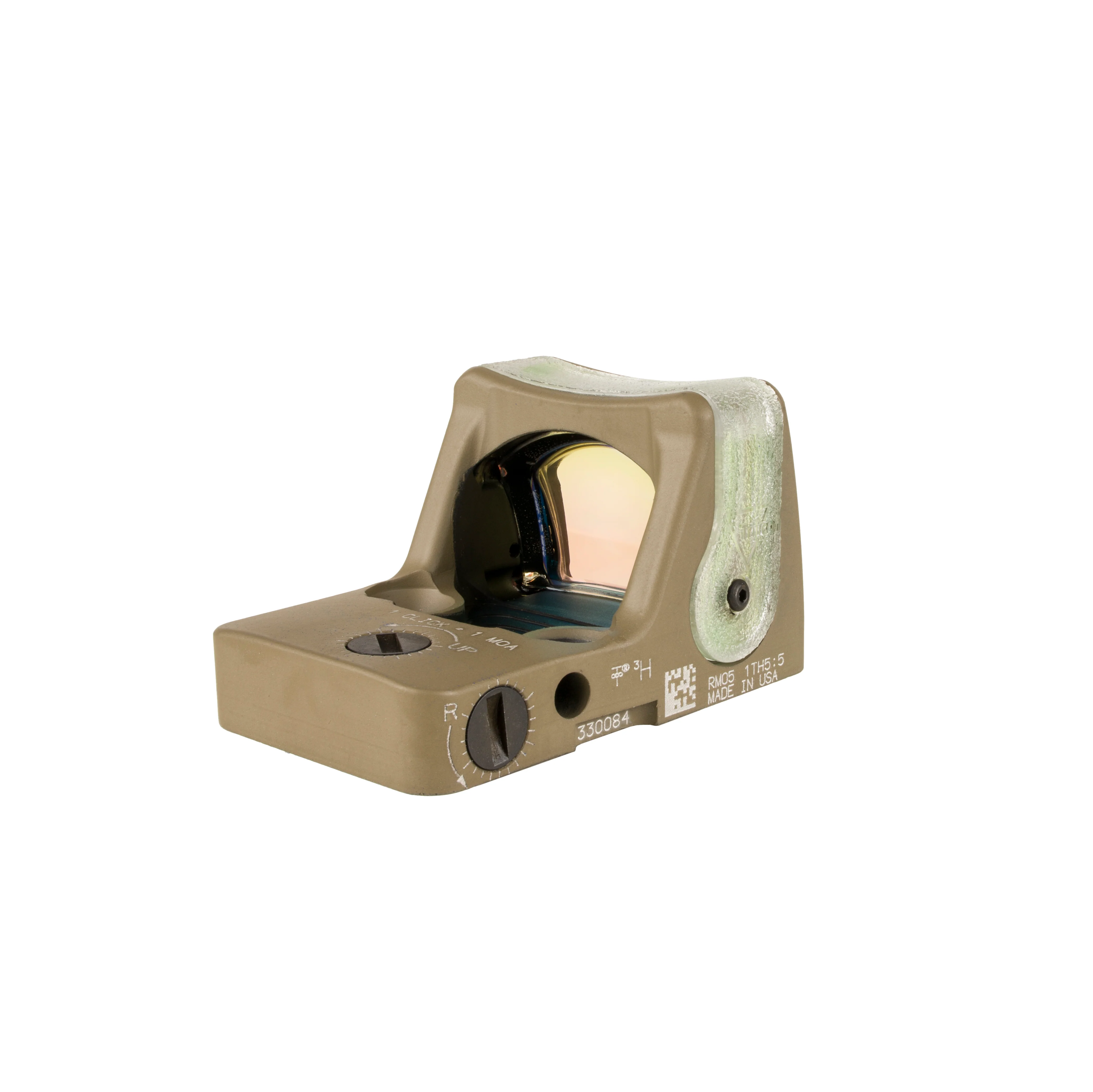 Trijicon Dual Illuminated Pistol Sight FDE - 9 MOA - 7075 T6 Aluminum - Available in Green or Amber Dot - Image 5