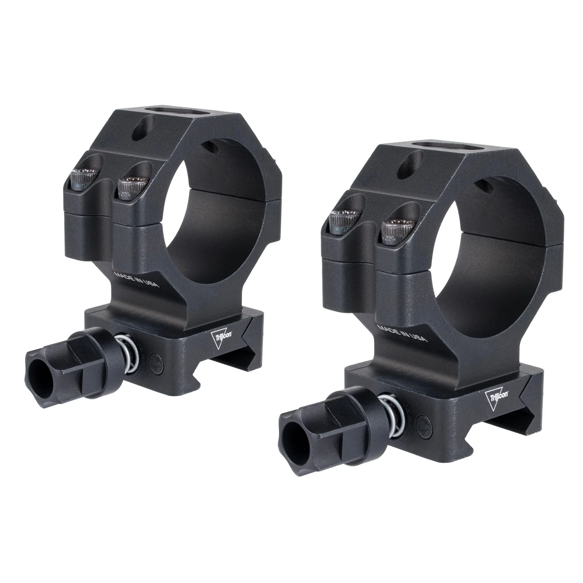 Trijicon Scope Rings, 30mm High, Picatinny, Black Anodized - AC22066