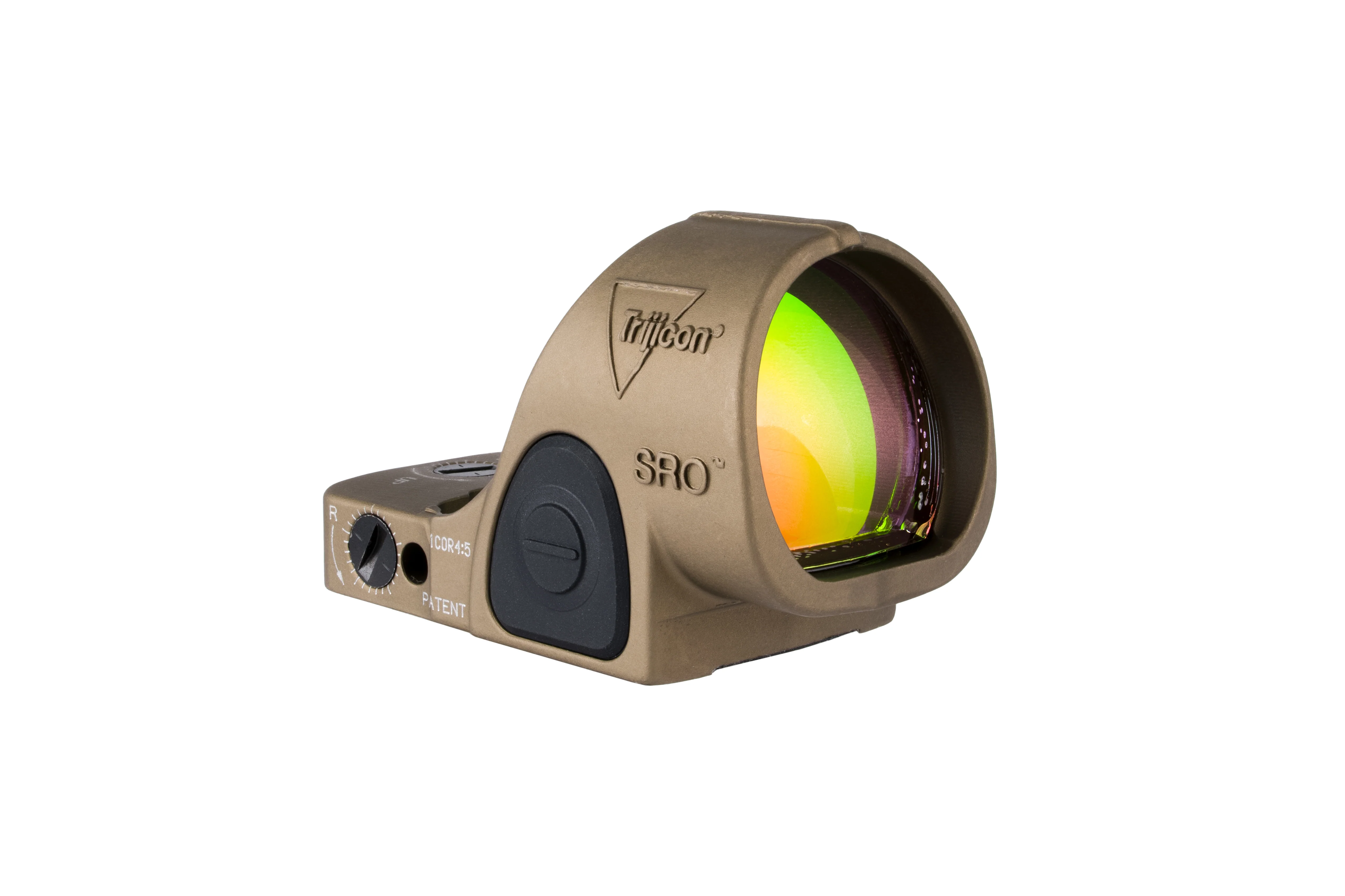 Trijicon SRO Red Dot Sight Coyote Brown - Round Window - Available in 1, 2.5, and 5 MOA Versions - 7075 T6 Aluminum - RMR Footprint - Image 11
