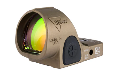 Trijicon SRO Red Dot Sight Coyote Brown - Round Window - Available in 1, 2.5, and 5 MOA Versions - 7075 T6 Aluminum - RMR Footprint - Image 3
