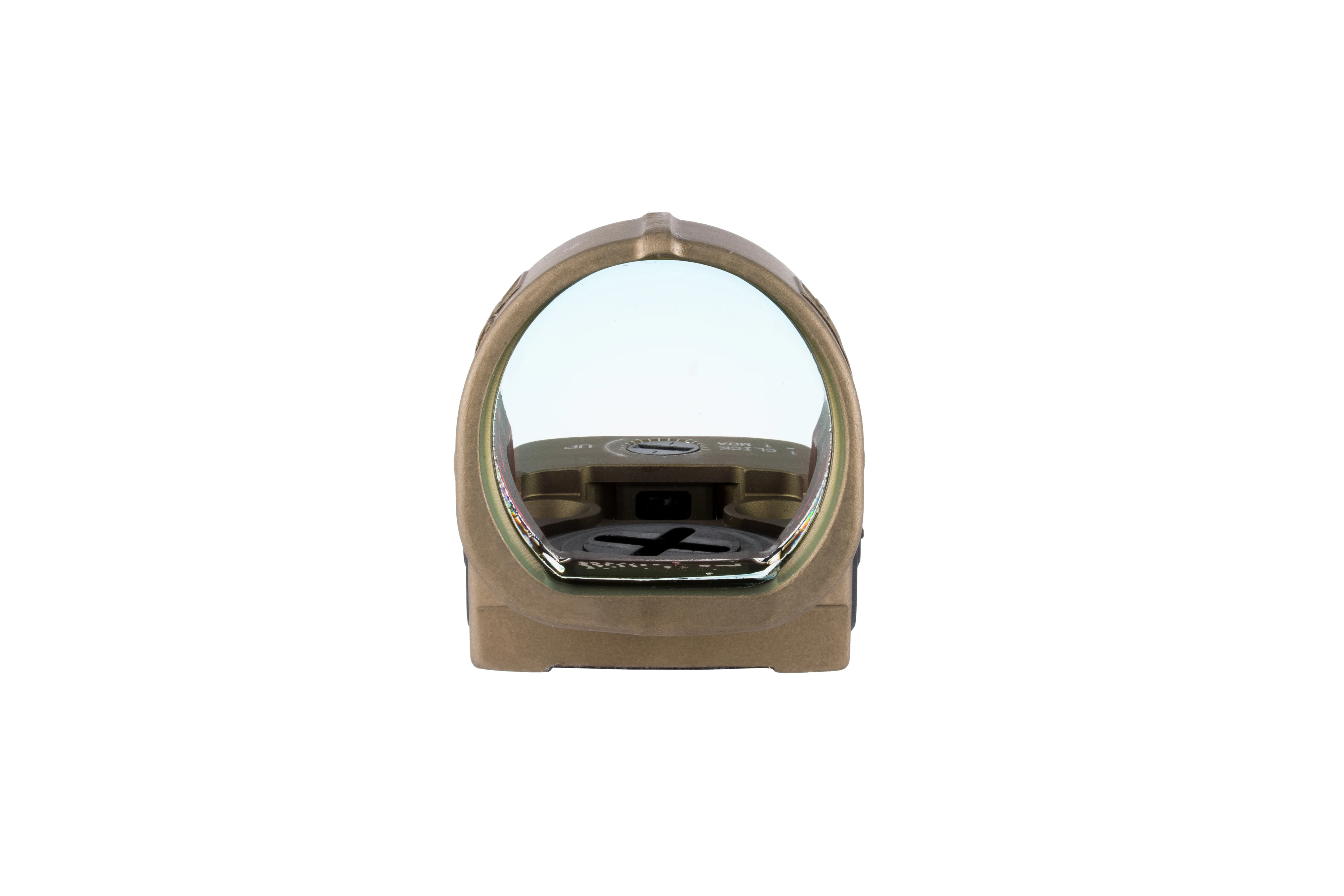 Trijicon SRO Red Dot Sight Coyote Brown - Round Window - Available in 1, 2.5, and 5 MOA Versions - 7075 T6 Aluminum - RMR Footprint - Image 5