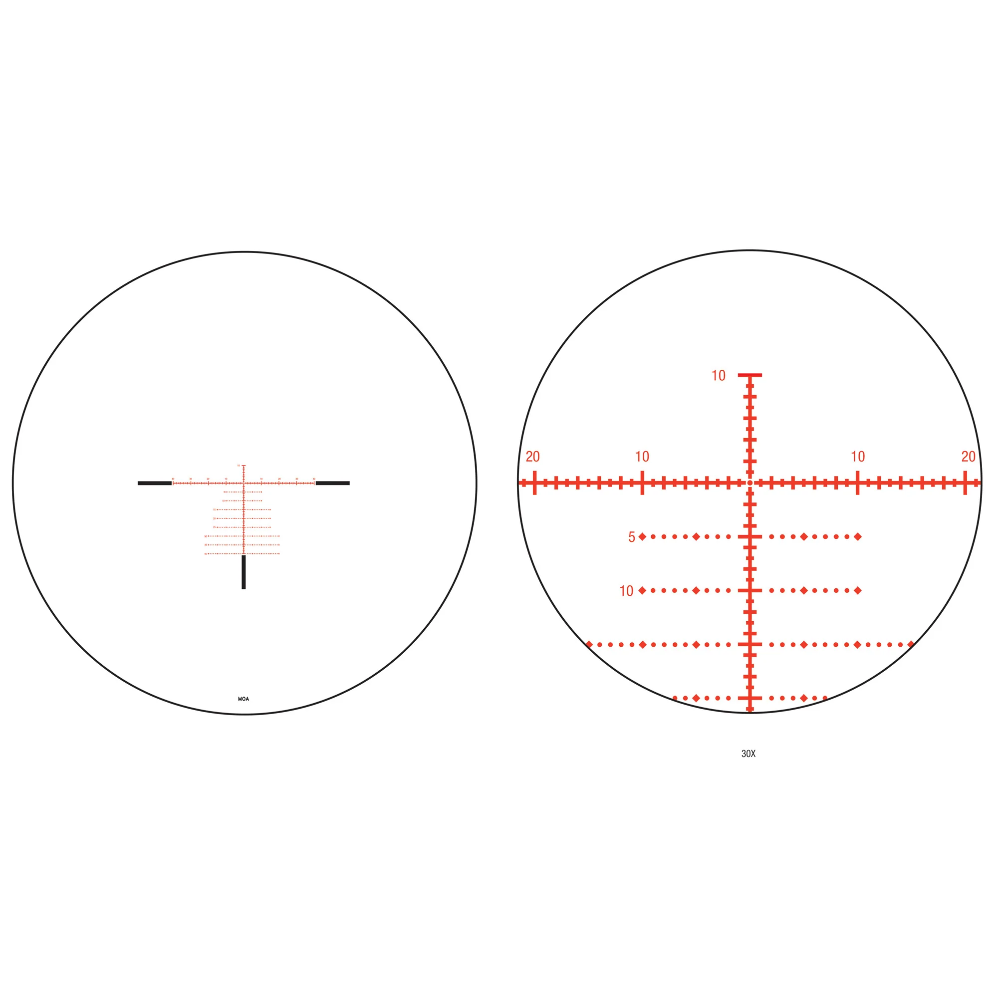 Trijicon Tenmile 4.5-30x56 FFP Riflescope - MOA Reticle, Dual Illuminated (TM3056-C-3000012) - Image 4