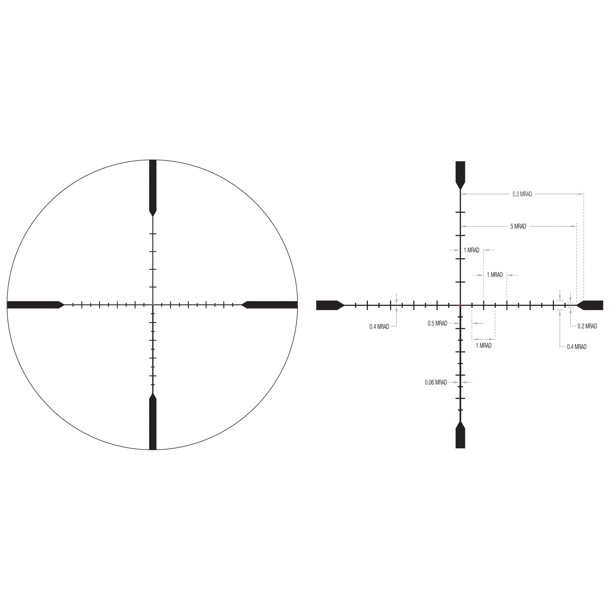 Trijicon Tenmile 6-24x50 SFP MRAD Ranging Riflescope with Illuminated LED Dot (MPN: TM62450-C-3000005, UPC: 719307403529) - Image 4