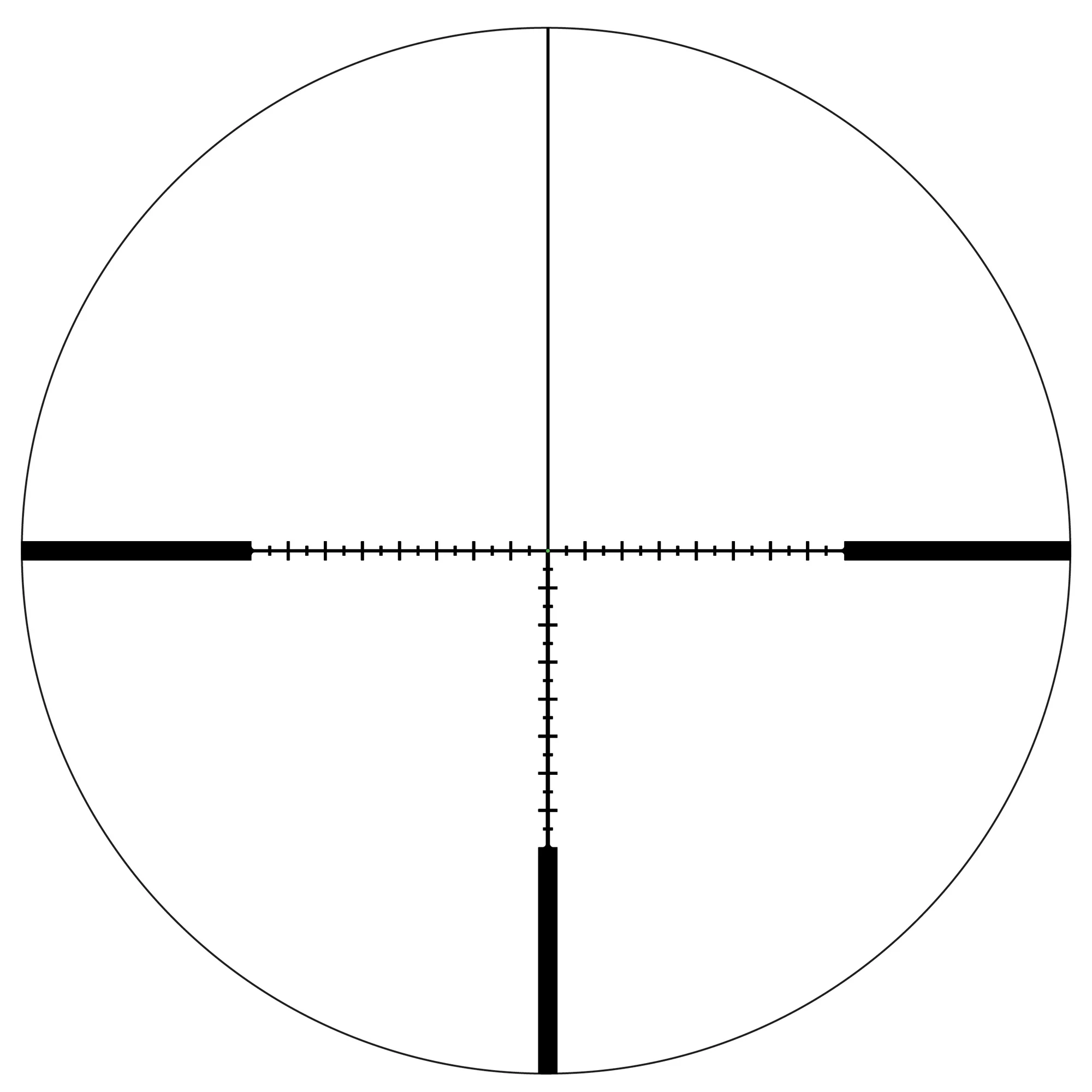 Trijicon Tenmile HX 6-24x50 Hunting Riflescope with MOA Green Illuminated Reticle (MPN: TMHX2450-C-3000004) - Image 4