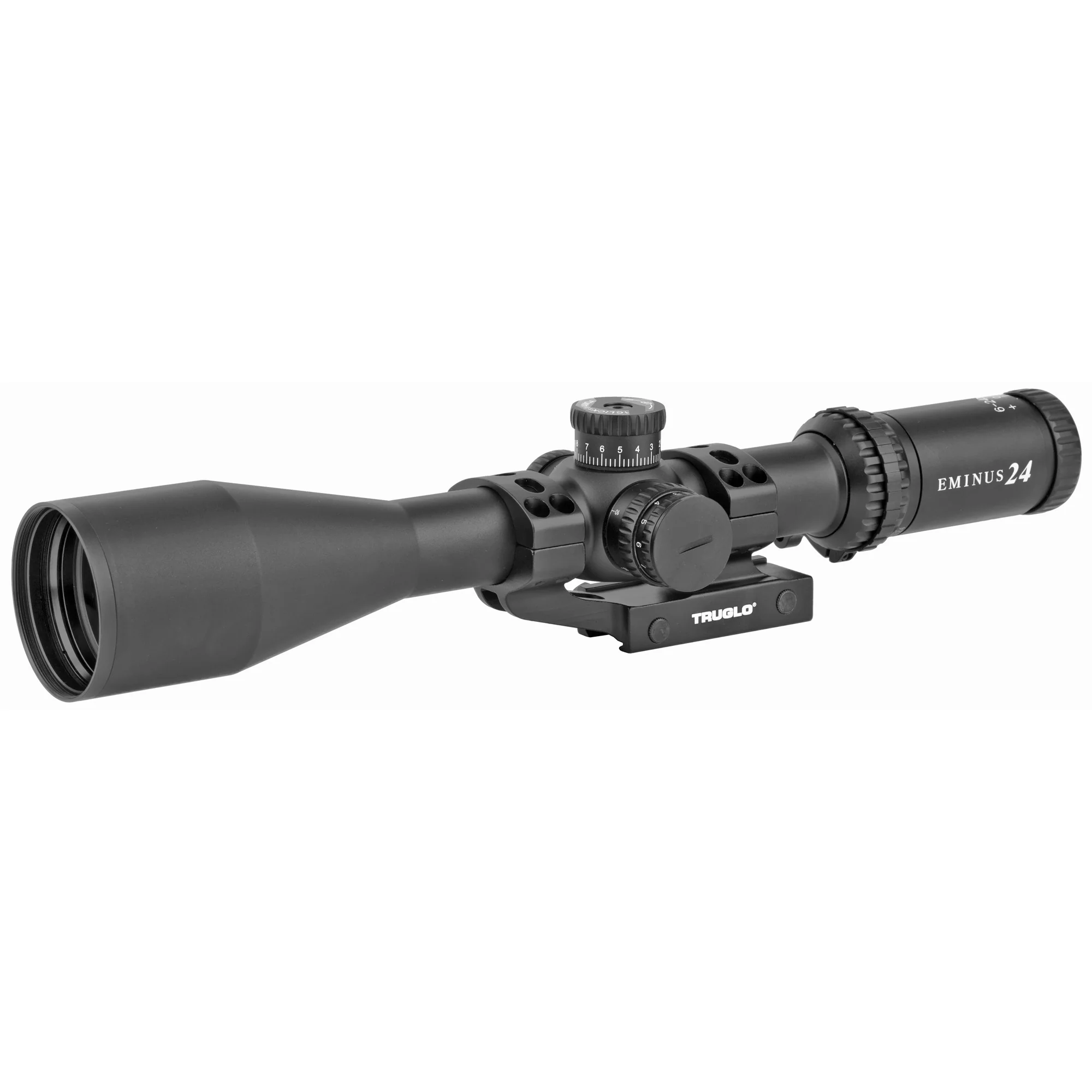 TRUGLO Eminus 6-24x50mm 30mm Illuminated TacPlex MOA Riflescope - TG8562TLR