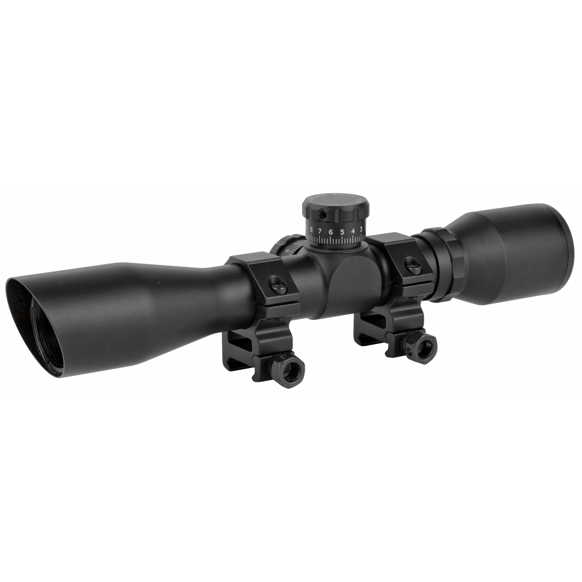 Truglo Tru-Brite Xtreme 4x32mm 1-Inch Tactical Mil-Dot Riflescope with Rings - TG8504BT