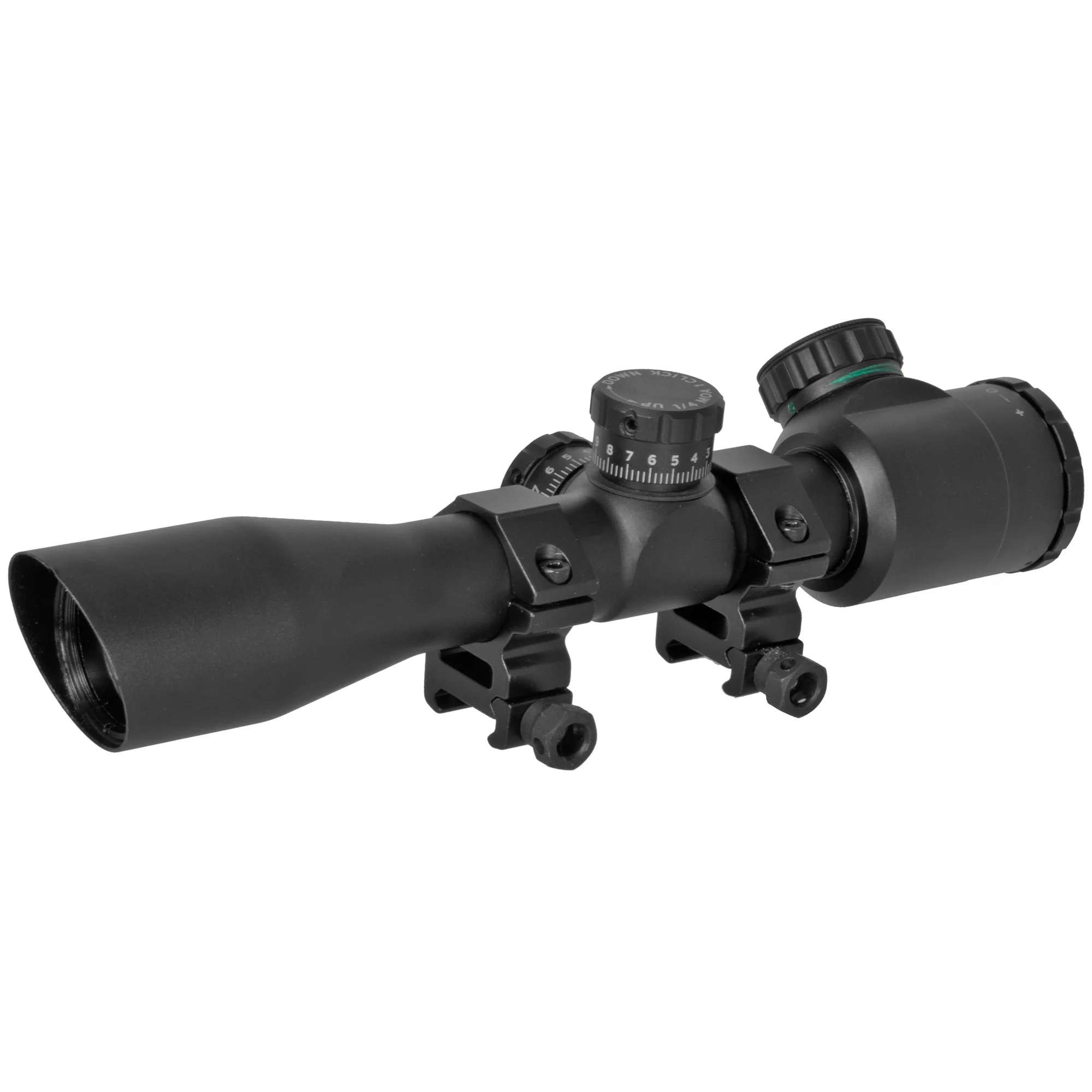 TRUGLO Tru-Brite 4x32mm Illuminated Mil-Dot 1-inch Tactical Riflescope - TG8504TL