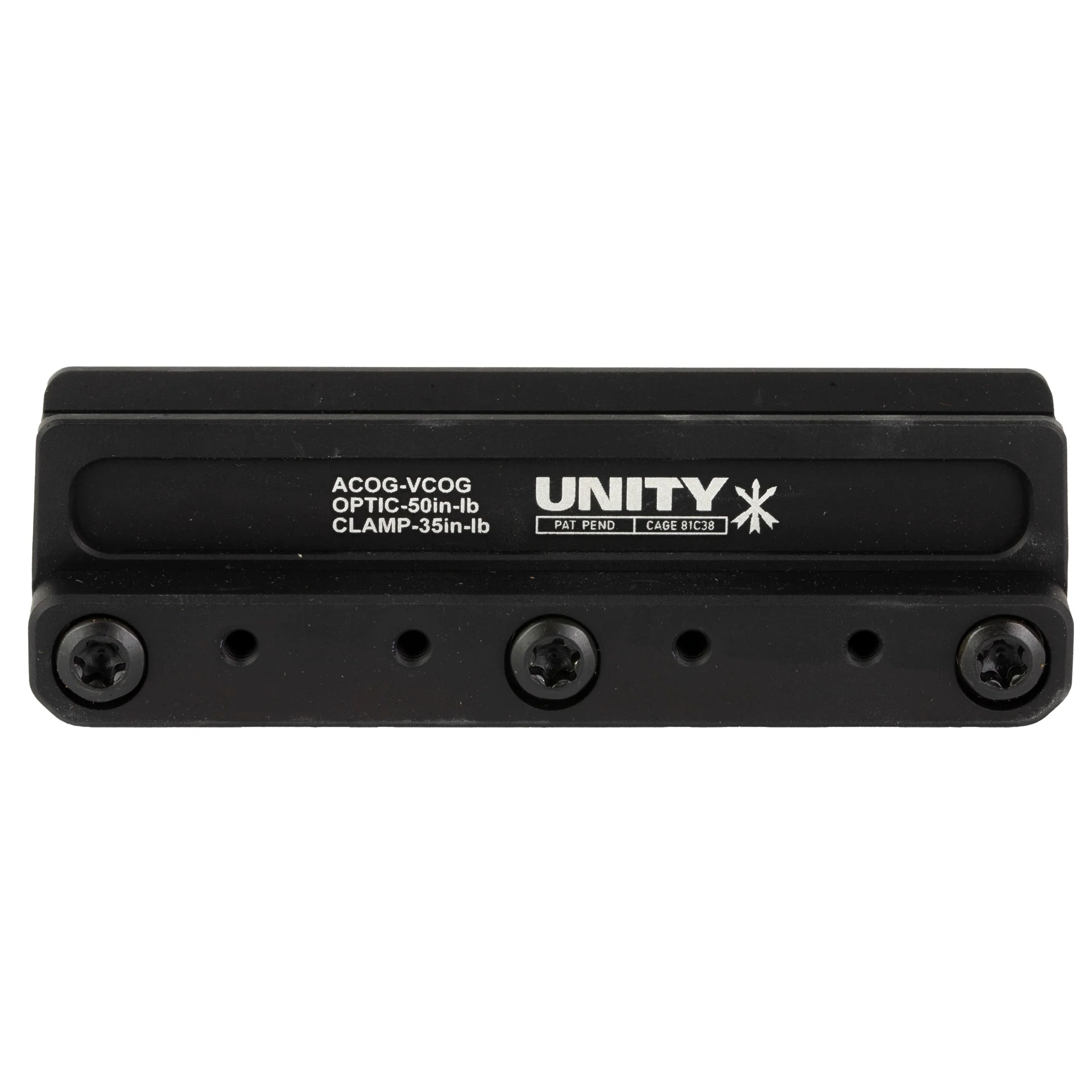 Unity Tactical FAST, Optic Mount, ACOG/VCOG, Black Anodized - FST-COGB - Image 3