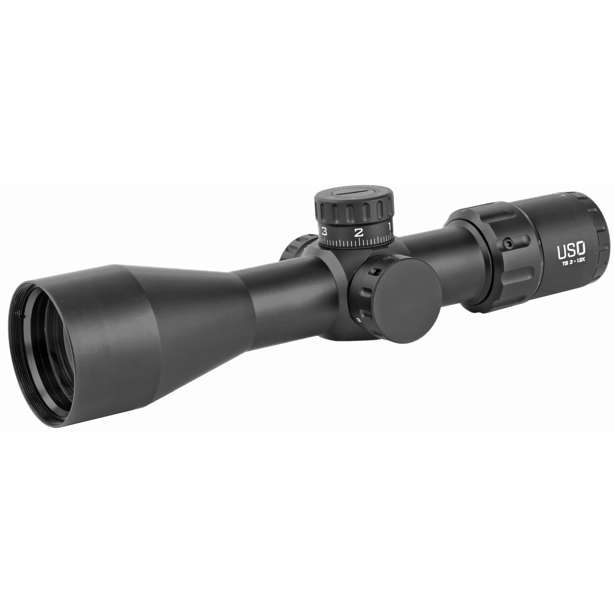 US Optics TS 3-12x52mm FFP MHR Reticle Riflescope - USOTS-12XMHR