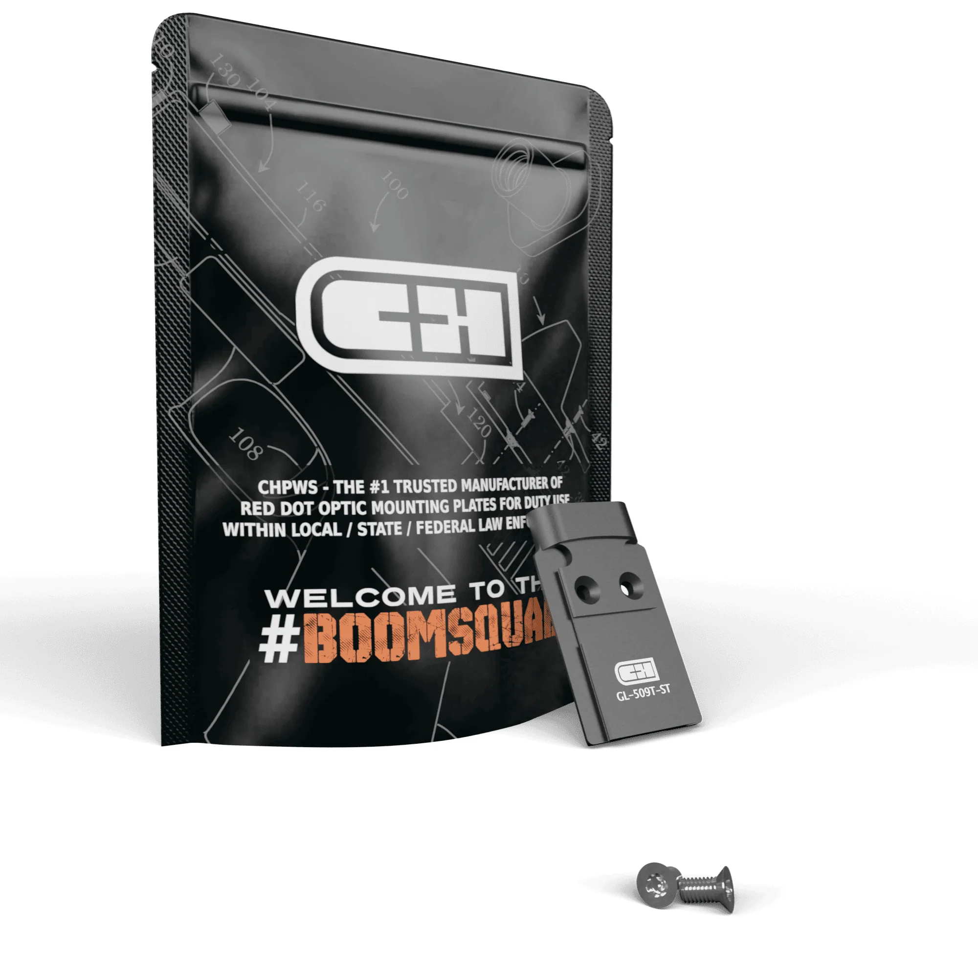V4 MIL/LEO Adapter Holosun 509T Fits GLOCK MOS **STEEL** - Image 4