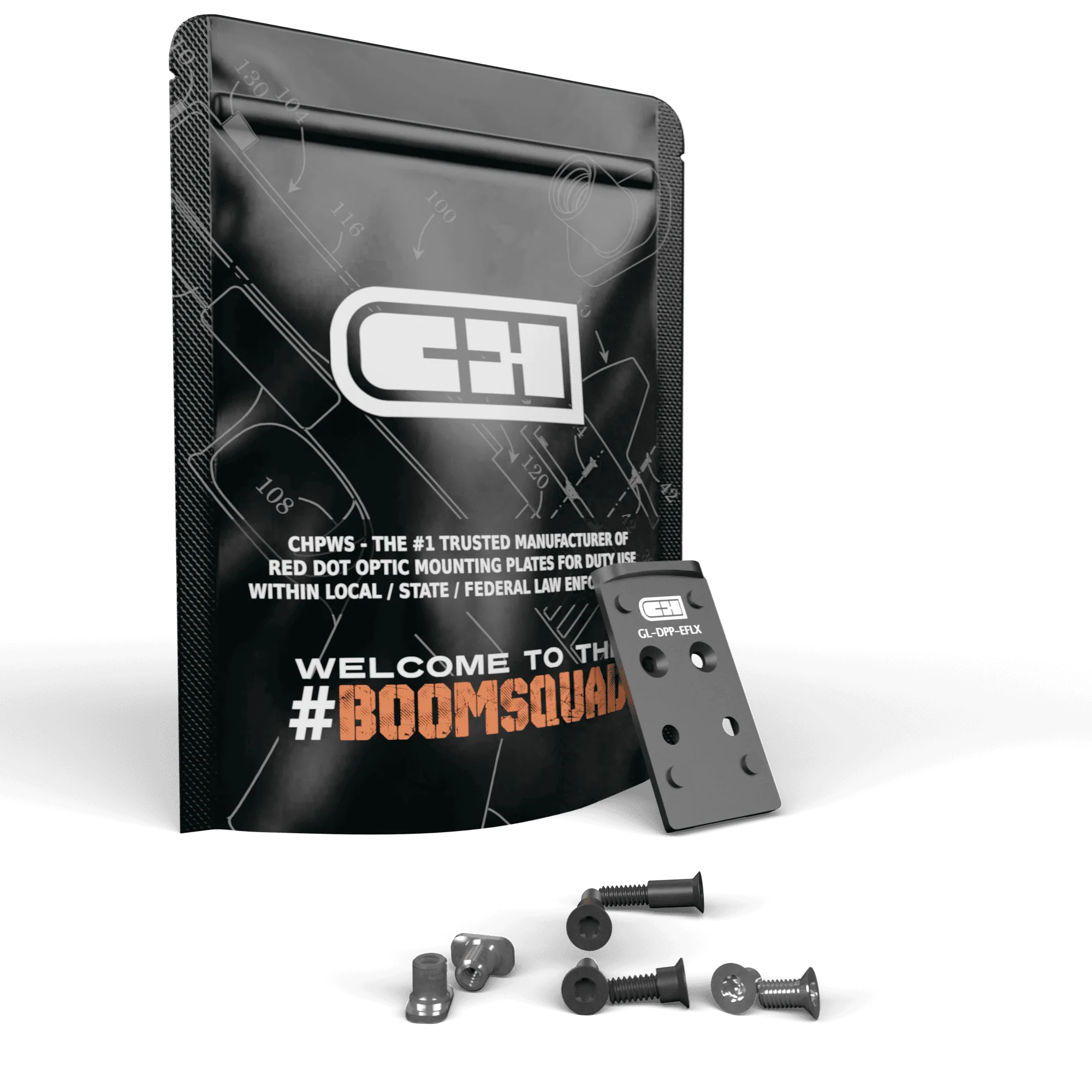 V4 MIL/LEO Adapter Leupold Delta Point Pro / EOTech EFLX Fits GLOCK MOS - Image 4