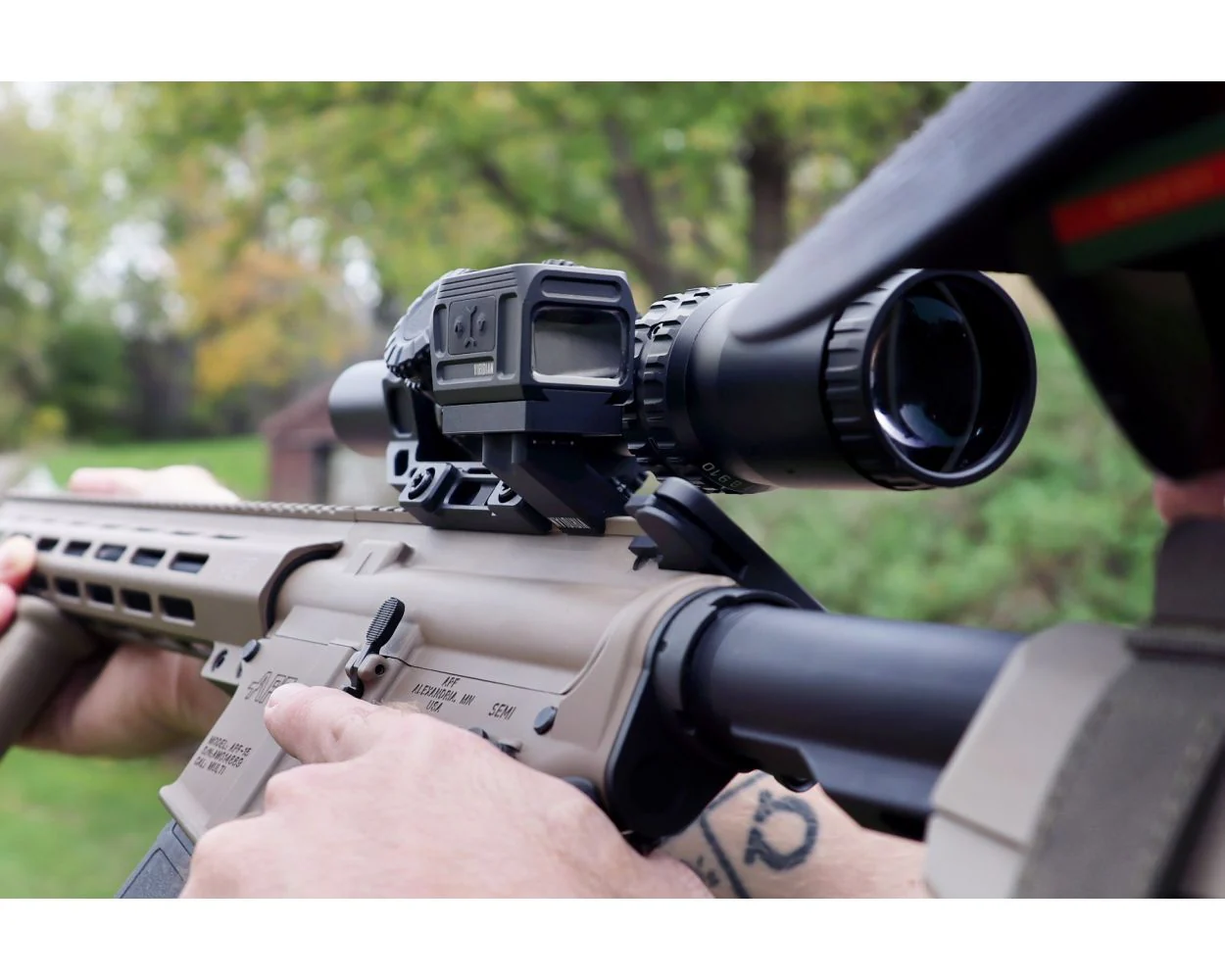 Viridian PINCH Adjustable 35 Degree Offset Picatinny Mount - RMR, RMSc, ACRO, DOCTER Mounts (Pick One) - Image 4