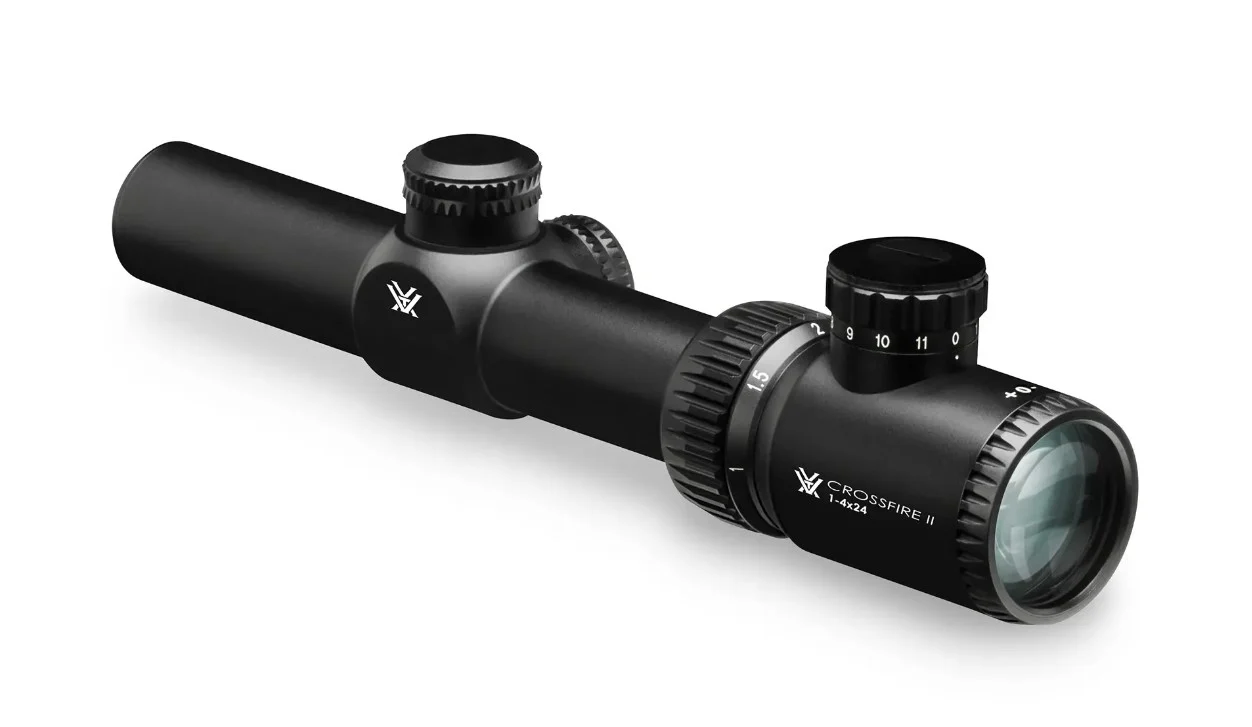 Vortex Crossfire II 1-4X24, V-Brite (MOA) Reticle, 30mm Tube, CF2-31037