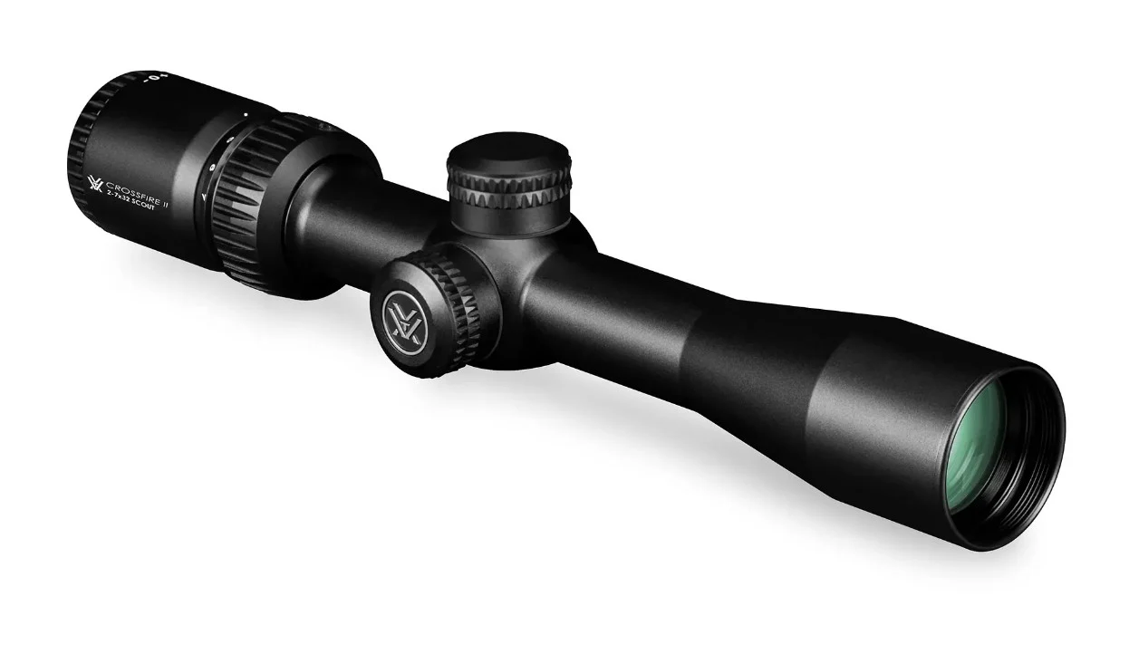 Vortex Crossfire II 2-7X32 Scout Scope V-Plex (MOA) Reticle, 1 inch Tube, CF2-31002 - Image 4