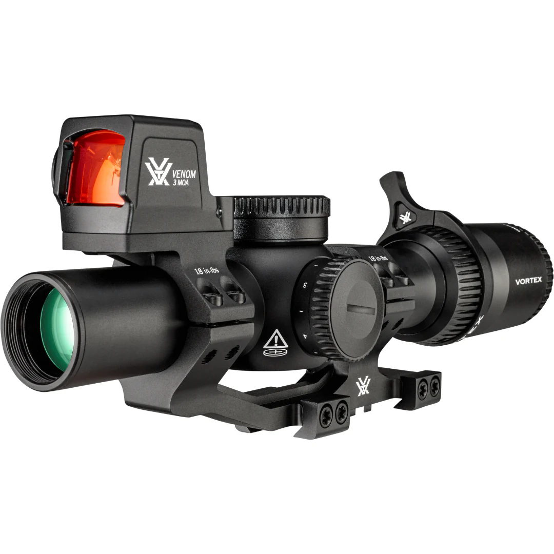 Vortex Venom 1–6×24 Scope + Venom 3 MOA Red Dot + Mounts Pack - BNDL-VEN1601-VENMRD3-MTS - Image 3