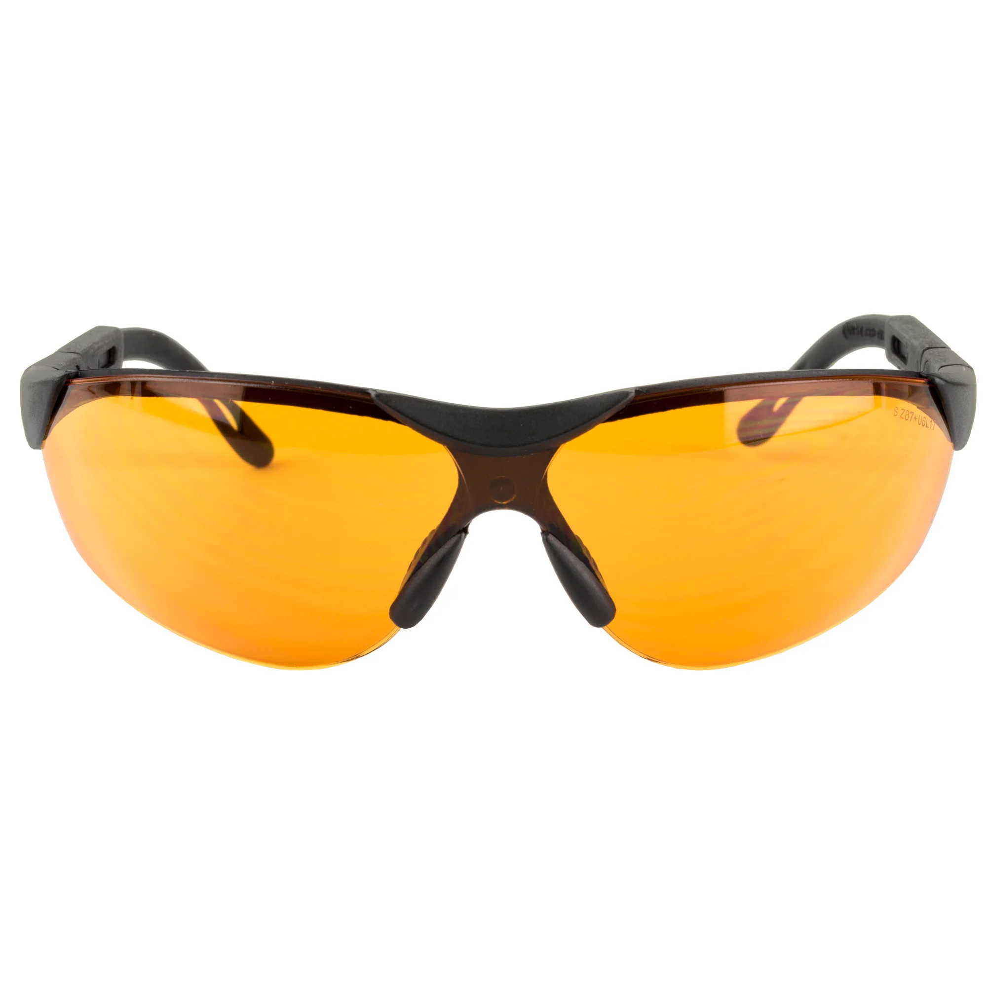 Walker's Elite Shooting Glasses, Amber Lens, Blue-Light Filtering Sport Eye Protection