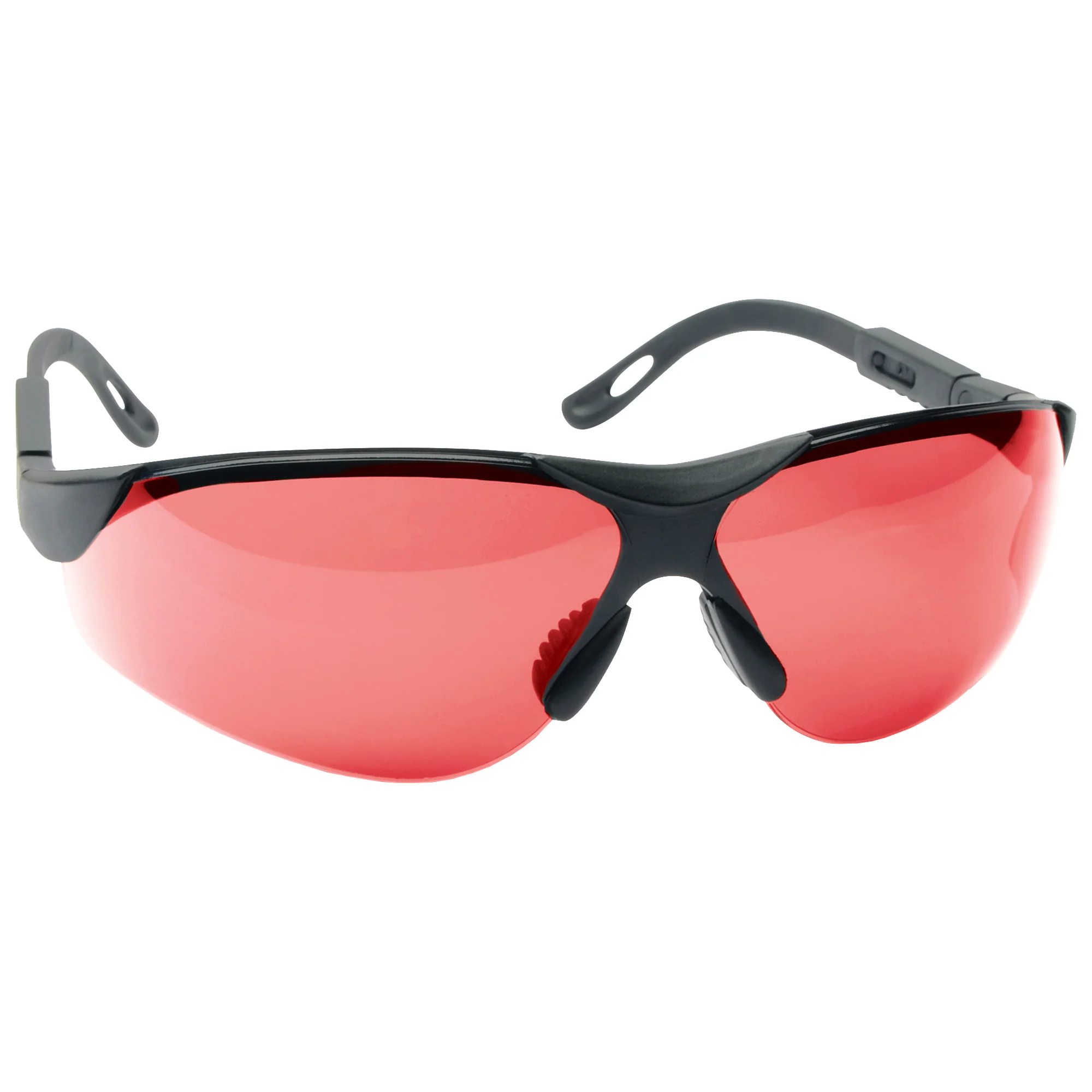 Walker's Elite Shooting Glasses, Vermillion Lens, High-Contrast Sport Eye Protection