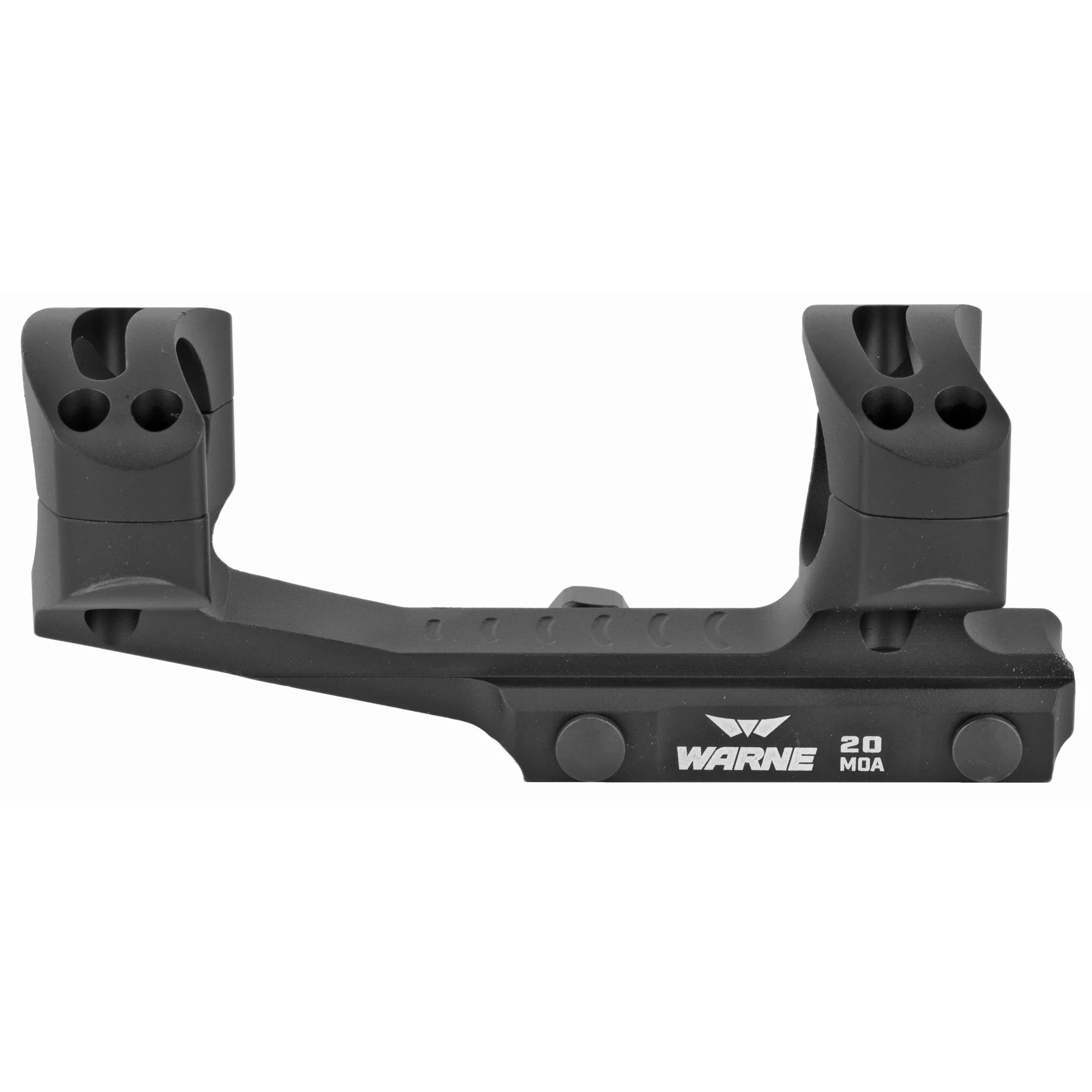 Warne 20 MOA, 30mm Cantilever Scope Mount, AR Rifles, Black - LRSKEL30TW - Image 3